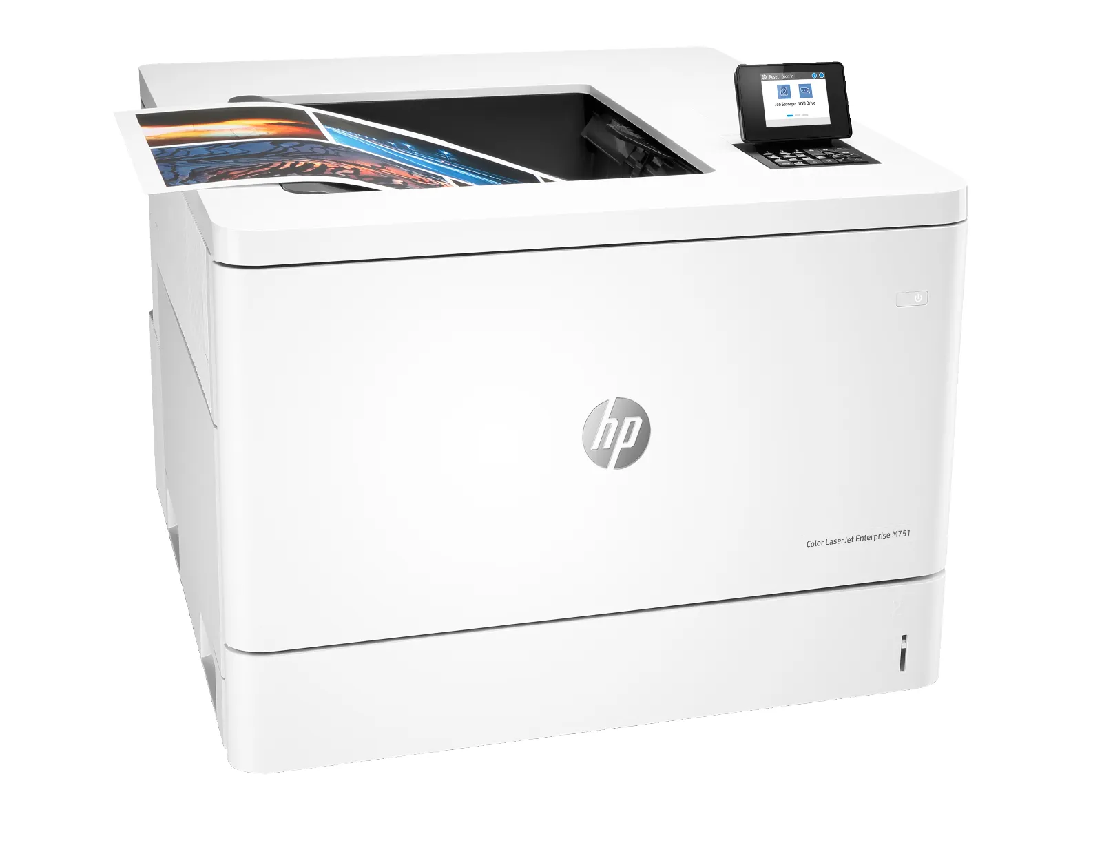 HP Color LaserJet Enterprise M751dn, right side view