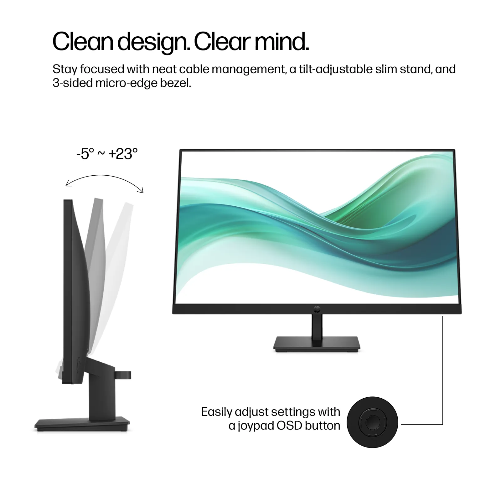 HP Series 3 Pro 27 inch FHD Monitor - 327pf computer monitor