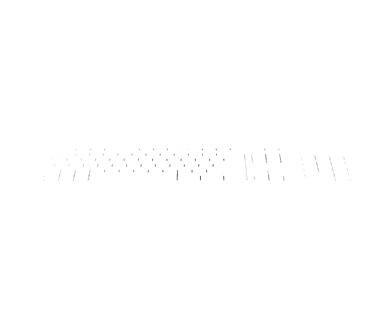 HP 125 Wired Keyboard, front view