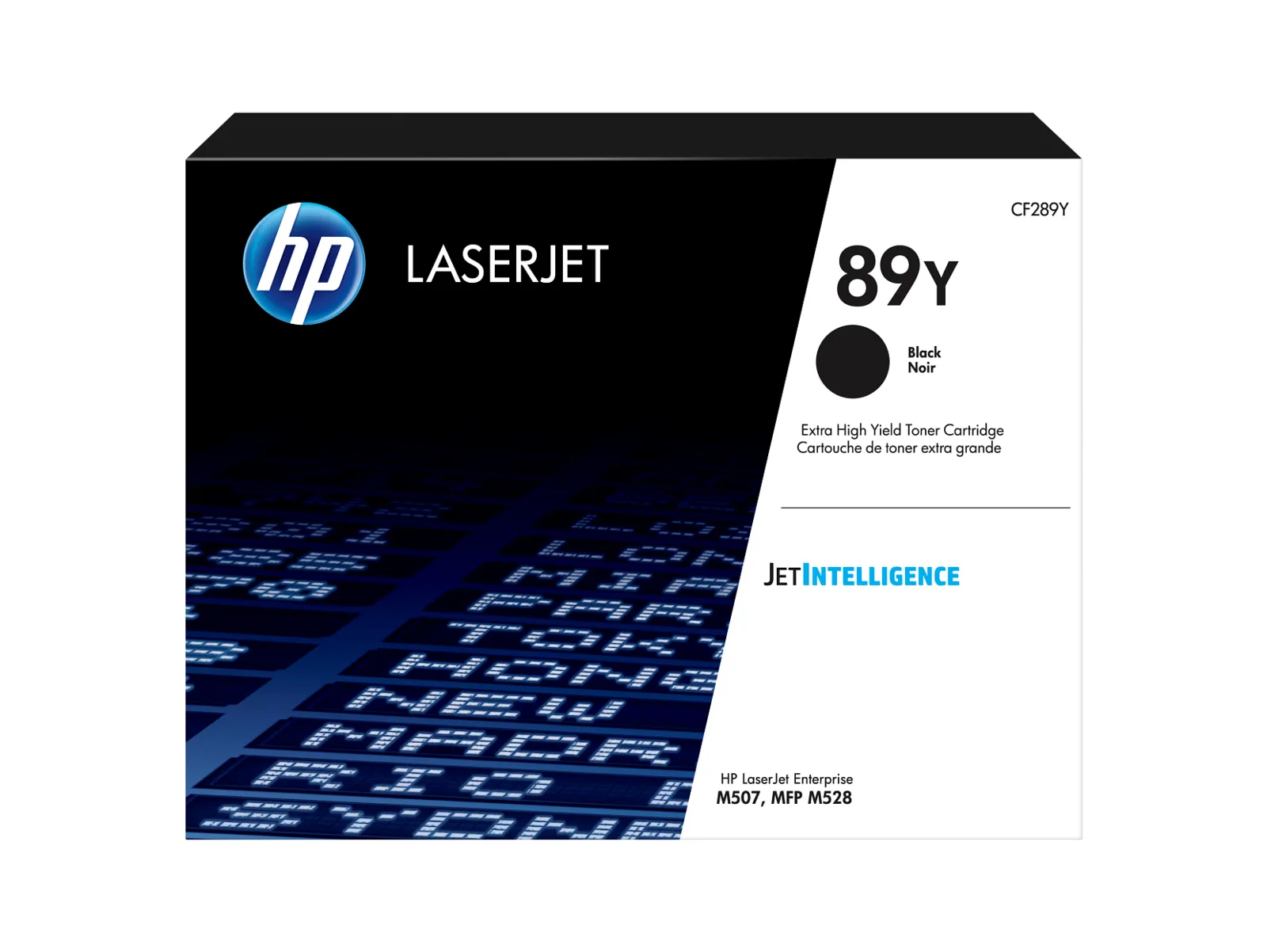 HP 89Y Extra High Yield Black Original LaserJet Toner Cartridge, front view