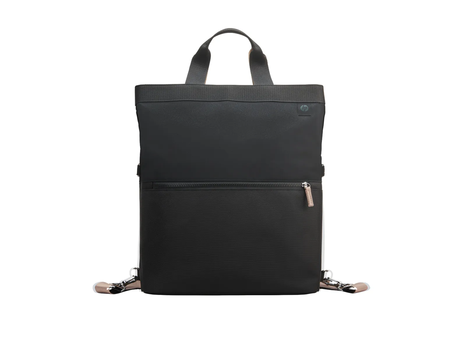 HP 14-inch Convertible Laptop Backpack Tote, front view
