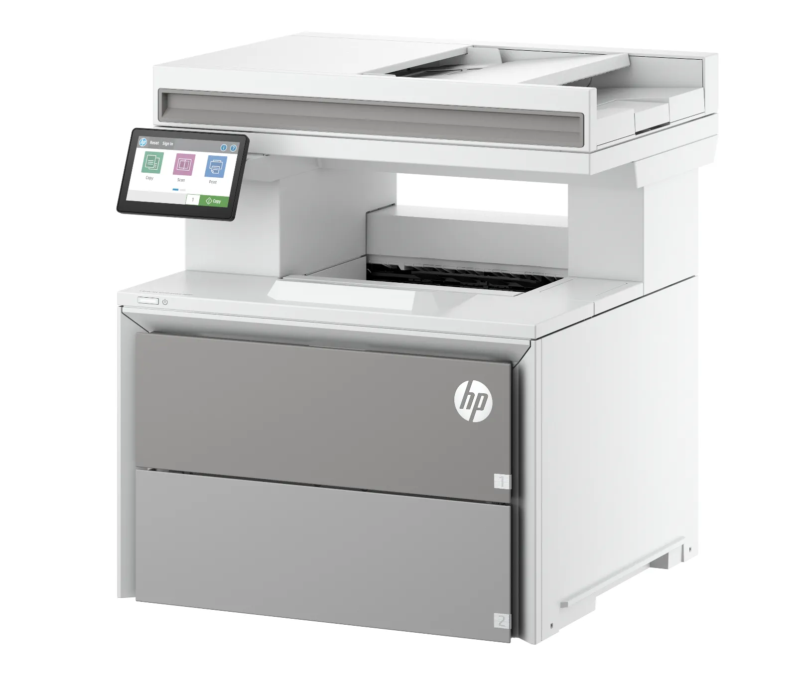 HP LaserJet Enterprise MFP 5601dn Printer, left side view