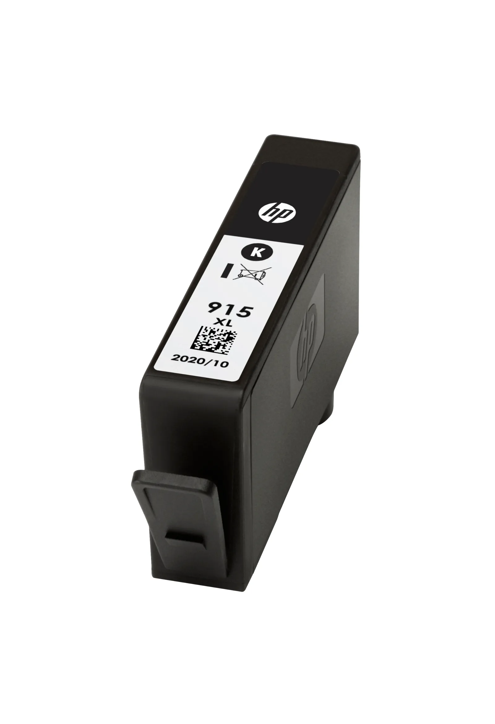 HP 915XL High Yield Black Original Ink Cartridge, left side view