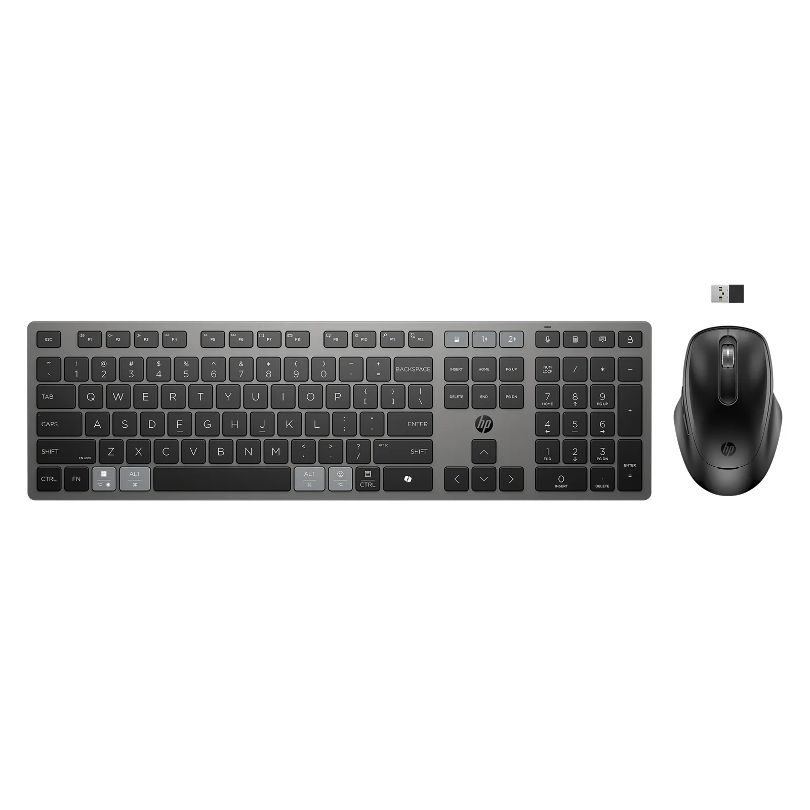 HP 725 Multi-Device Rechargeable Wireless and Mouse Combo keyboard
