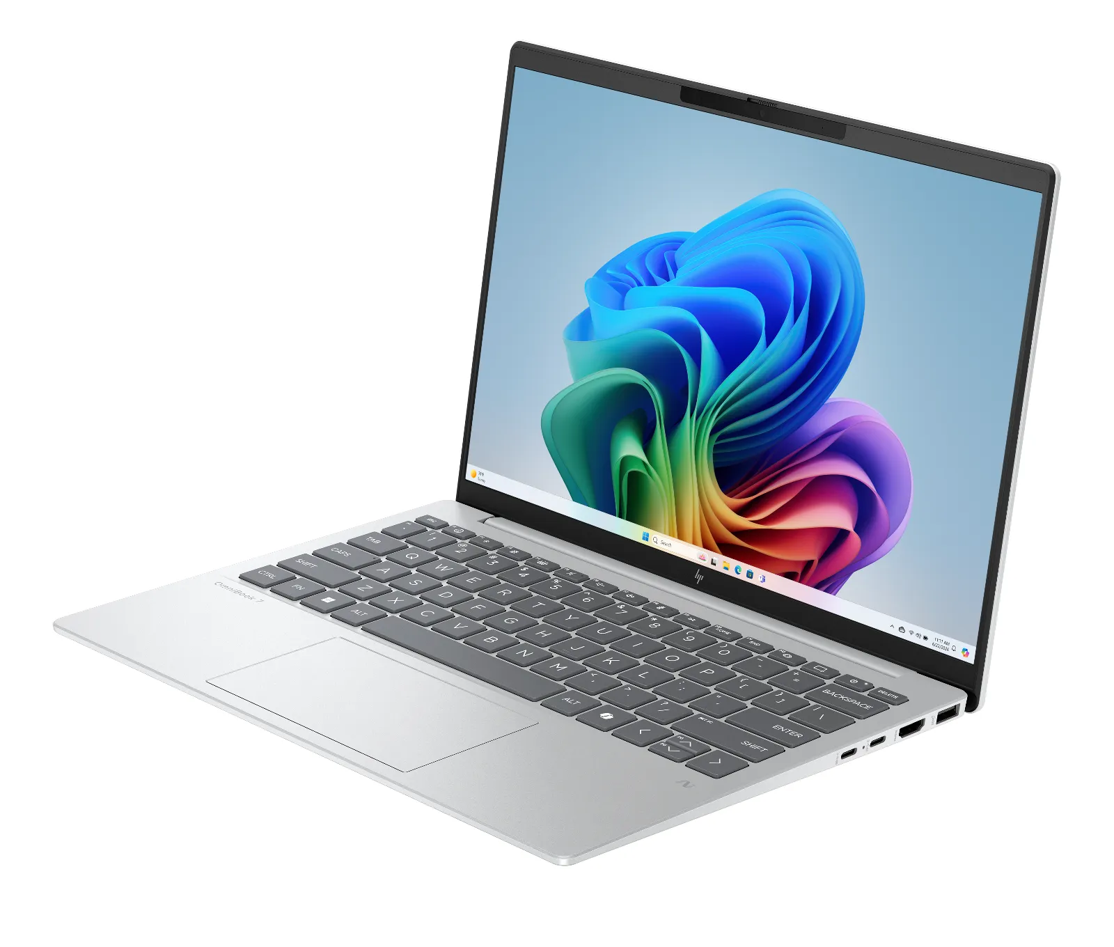 HP OmniBook 7 Aero Laptop Next Gen AI 13-bg1041AU, left side view
