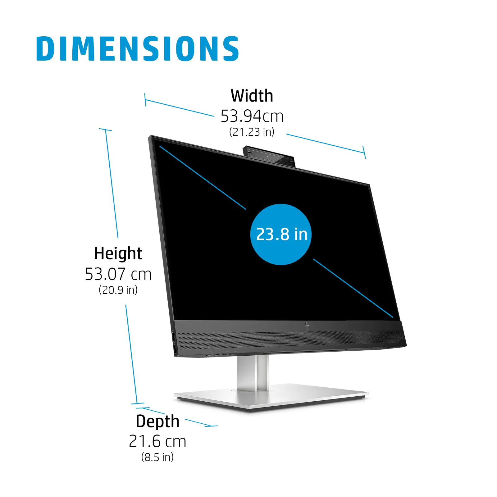 HP E24mv G4 FHD Conferencing Monitor computer monitor