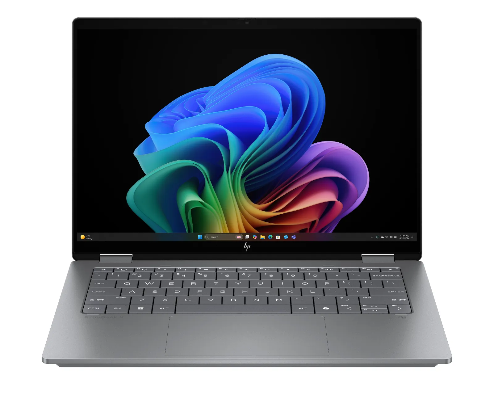 HP OmniBook X Flip 2-in-1 Laptop Next Gen AI 14-fk0018AU, front view