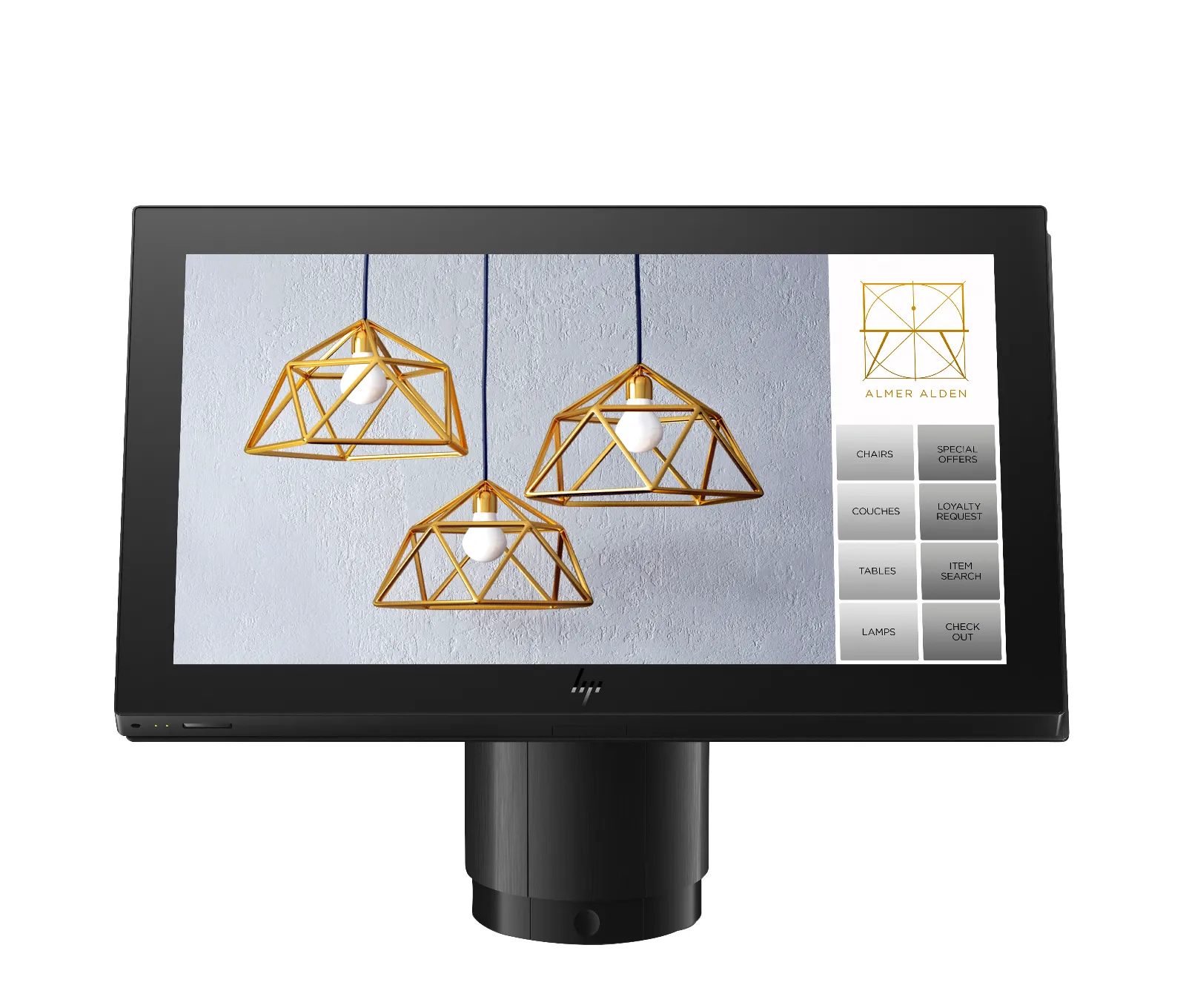 HP Engage One Pro All-in-One System, front view