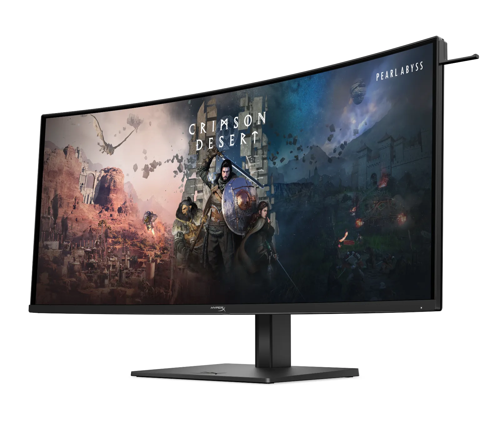 HyperX OMEN OLED 34 inch WQHD 360Hz Gaming Monitor - OMEN OLED 34, left side view