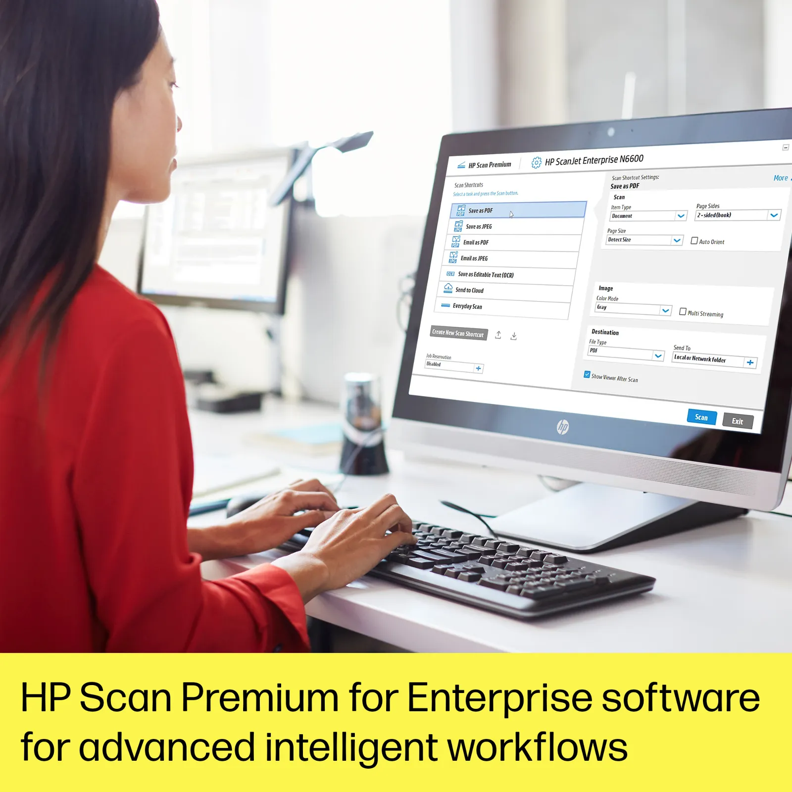 HP ScanJet Enterprise Flow N6600 fnw1