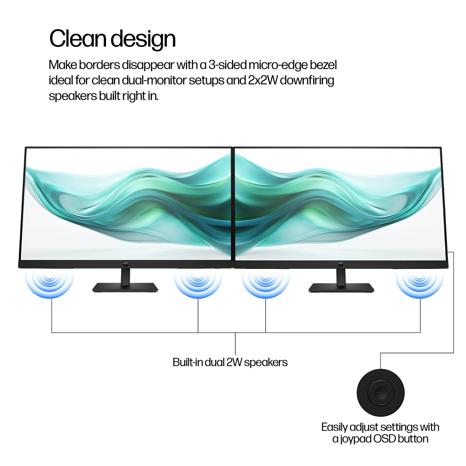 HP Series 3 Pro 27 inch FHD Monitor - 327ph computer monitor