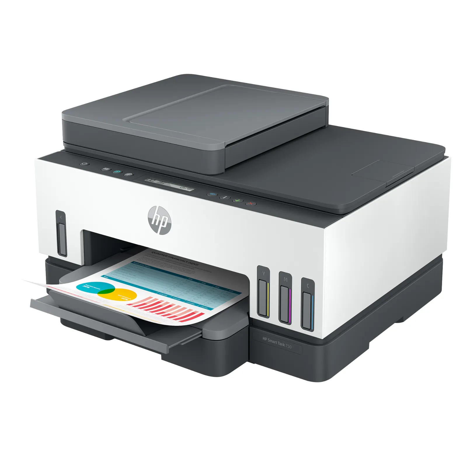 HP Smart Tank 7305 All-in-One, left side view