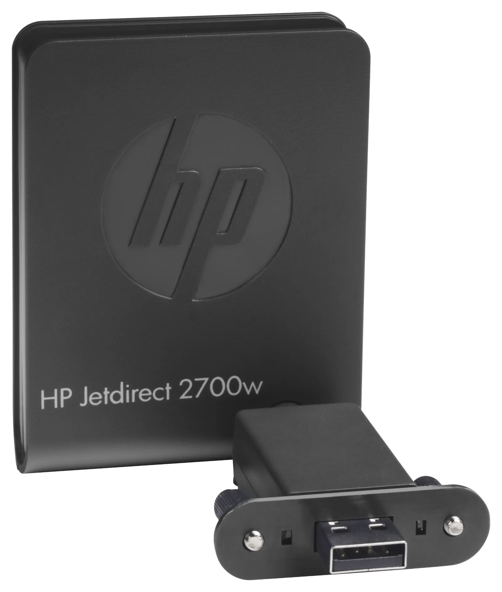 HP Jetdirect 2700w USB Wireless Print Server, right side view