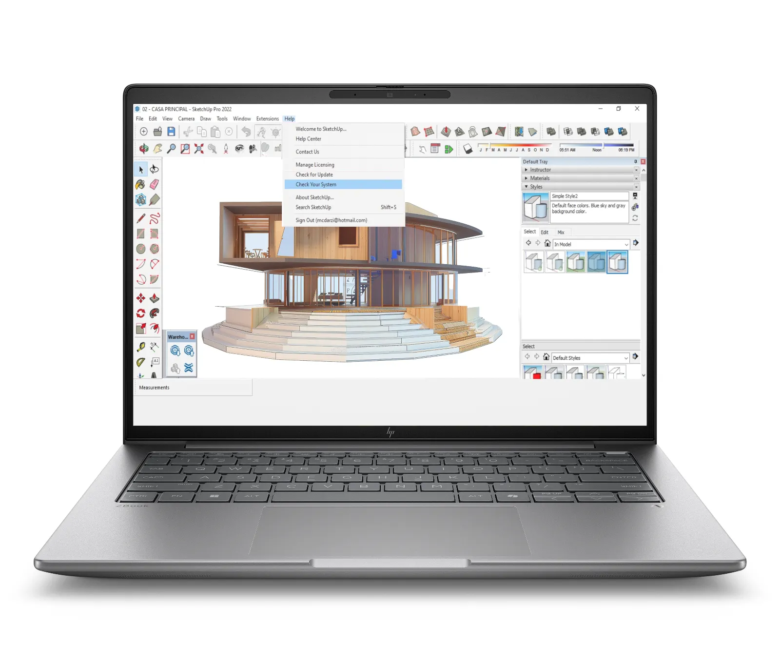 HP ZBook 8 G1i 14 inch Mobile Workstation PC, front view