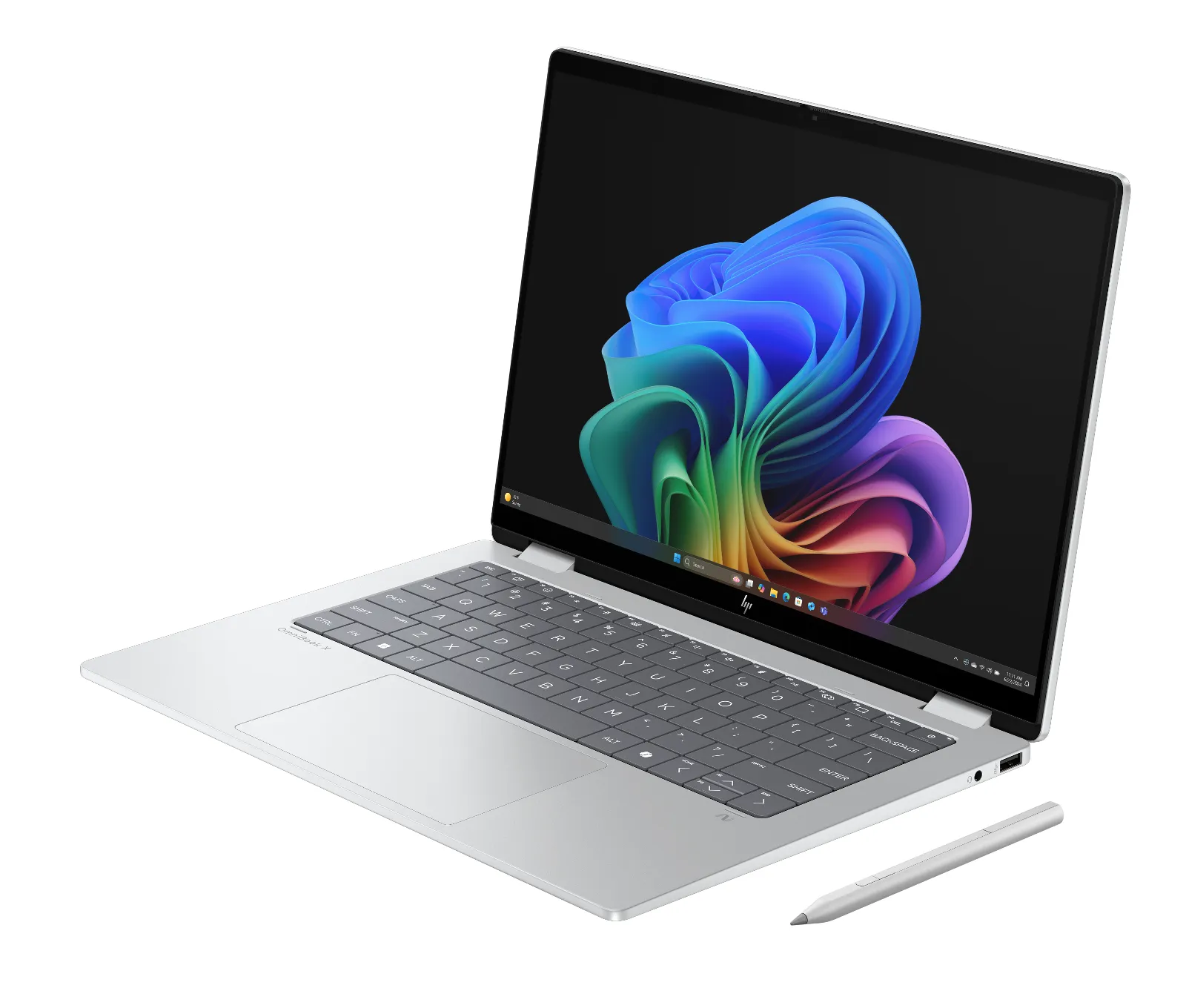 HP OmniBook X Flip 2-in-1 Laptop Next Gen AI 14-fk0069AU, left side view
