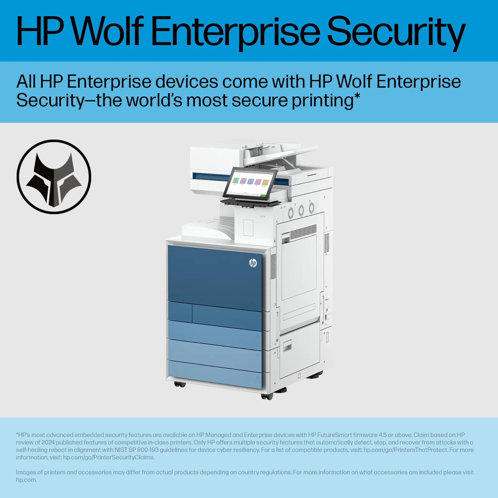 HP Clr LaserJet Ent Flw MFP 8801z Prntr