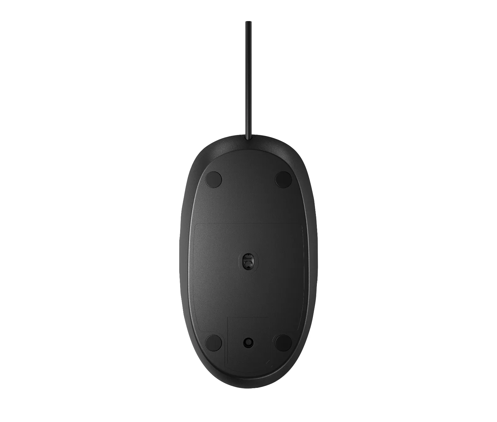 HP 128 Laser Wired Mouse, rear view