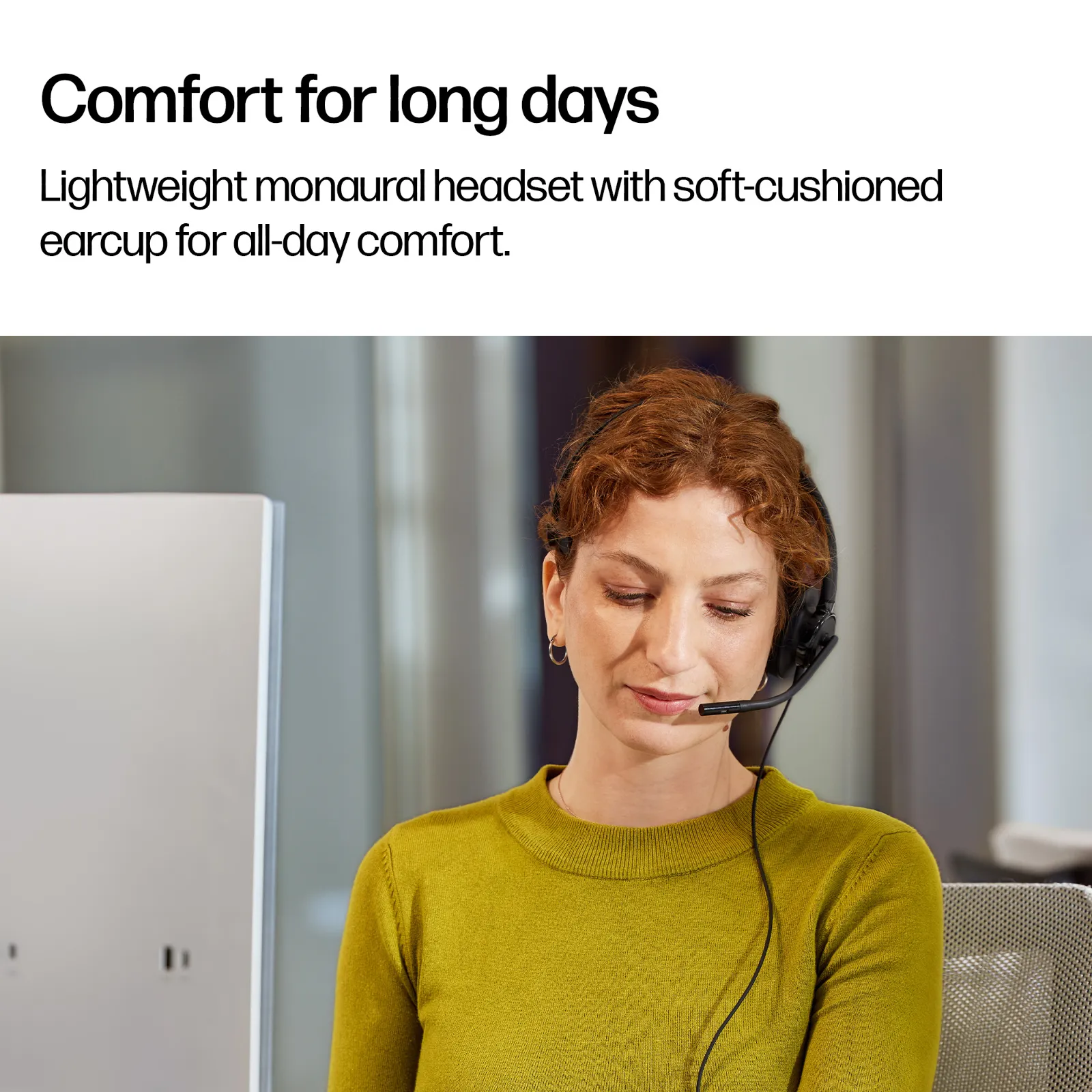 HP Poly Mission 425 Stereo USB Wired Headset