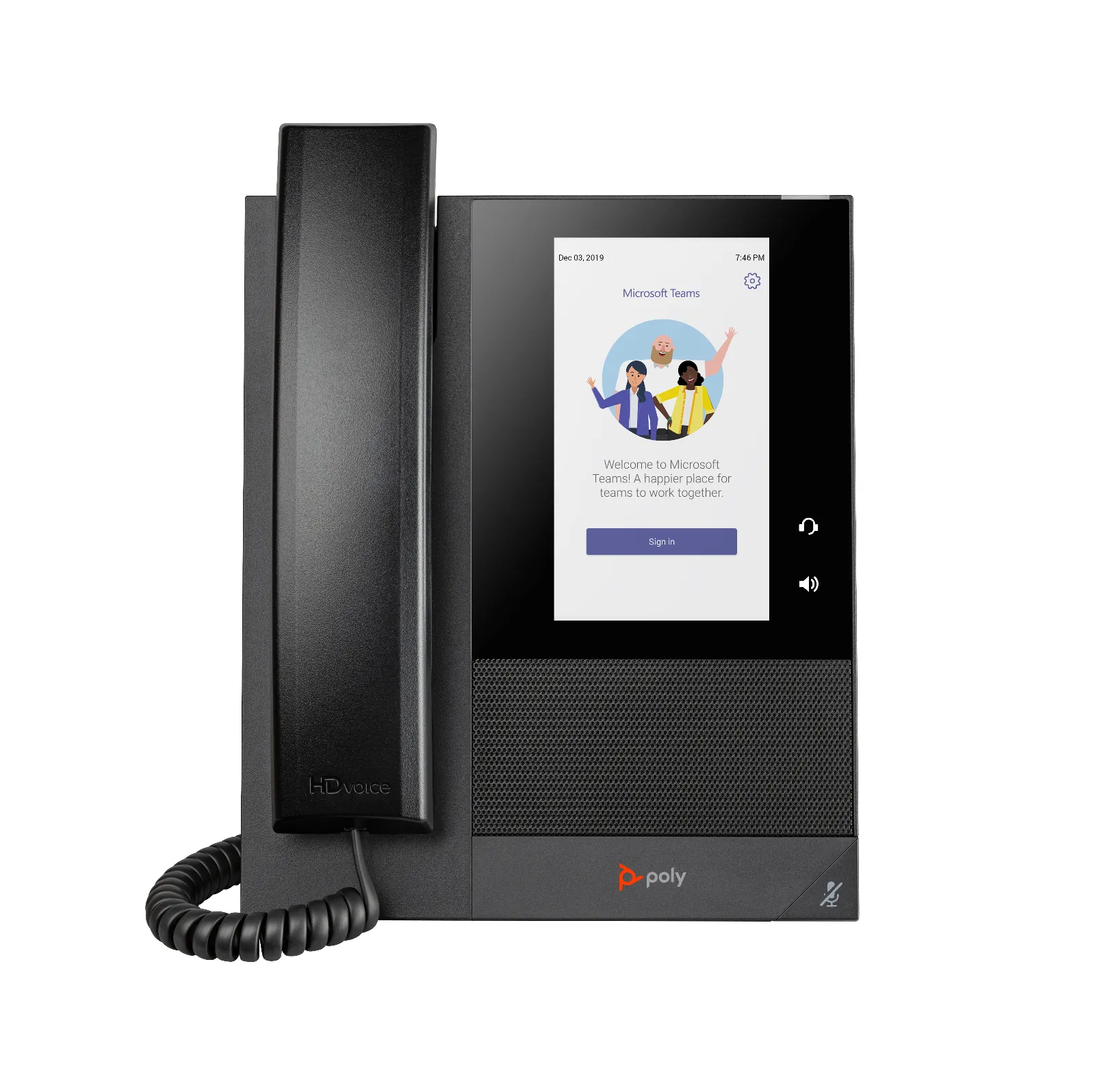 HP Poly CCX 400 Business Media Phone for Microsoft Teams and PoE-enabled IP phone