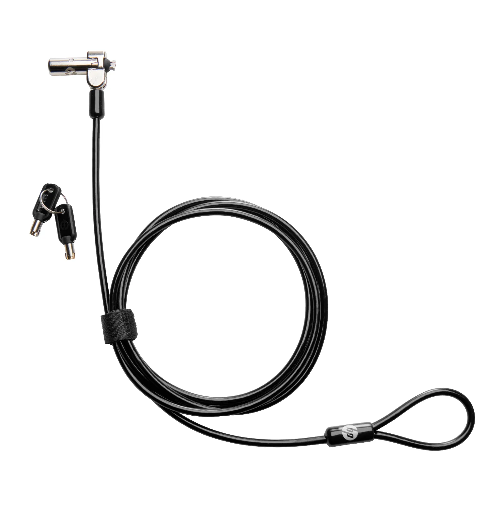 HP Nano Keyed Cable Lock, front view