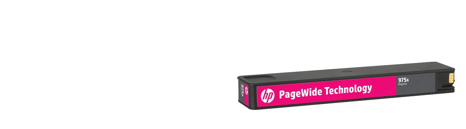 HP 975A Magenta Original PageWide Cartridge, front view
