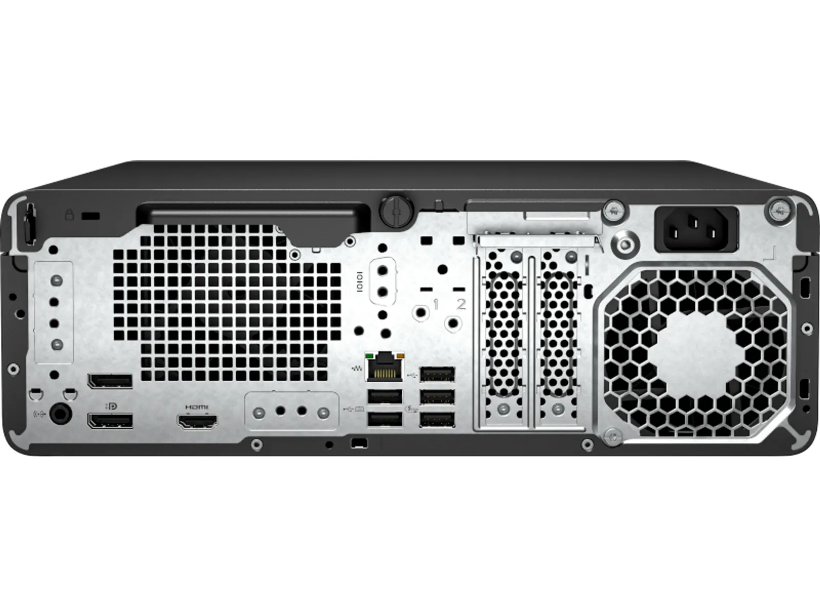 HP EliteDesk 8 SFF G1i Desktop AI PC, rear view