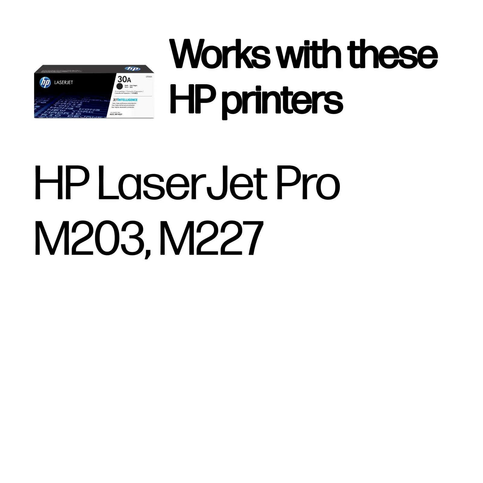 HP 30A Black Original LaserJet toner cartridge