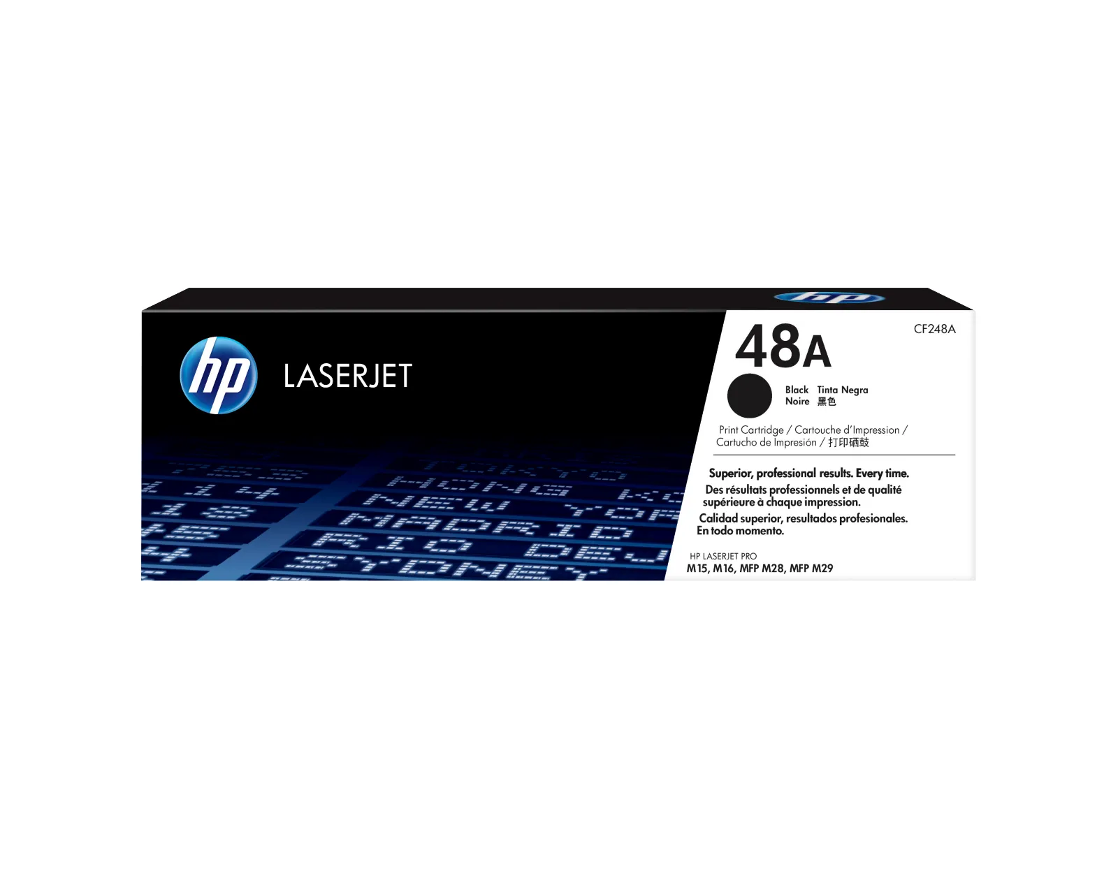 HP 48A Black Original LaserJet Toner Cartridge, front view
