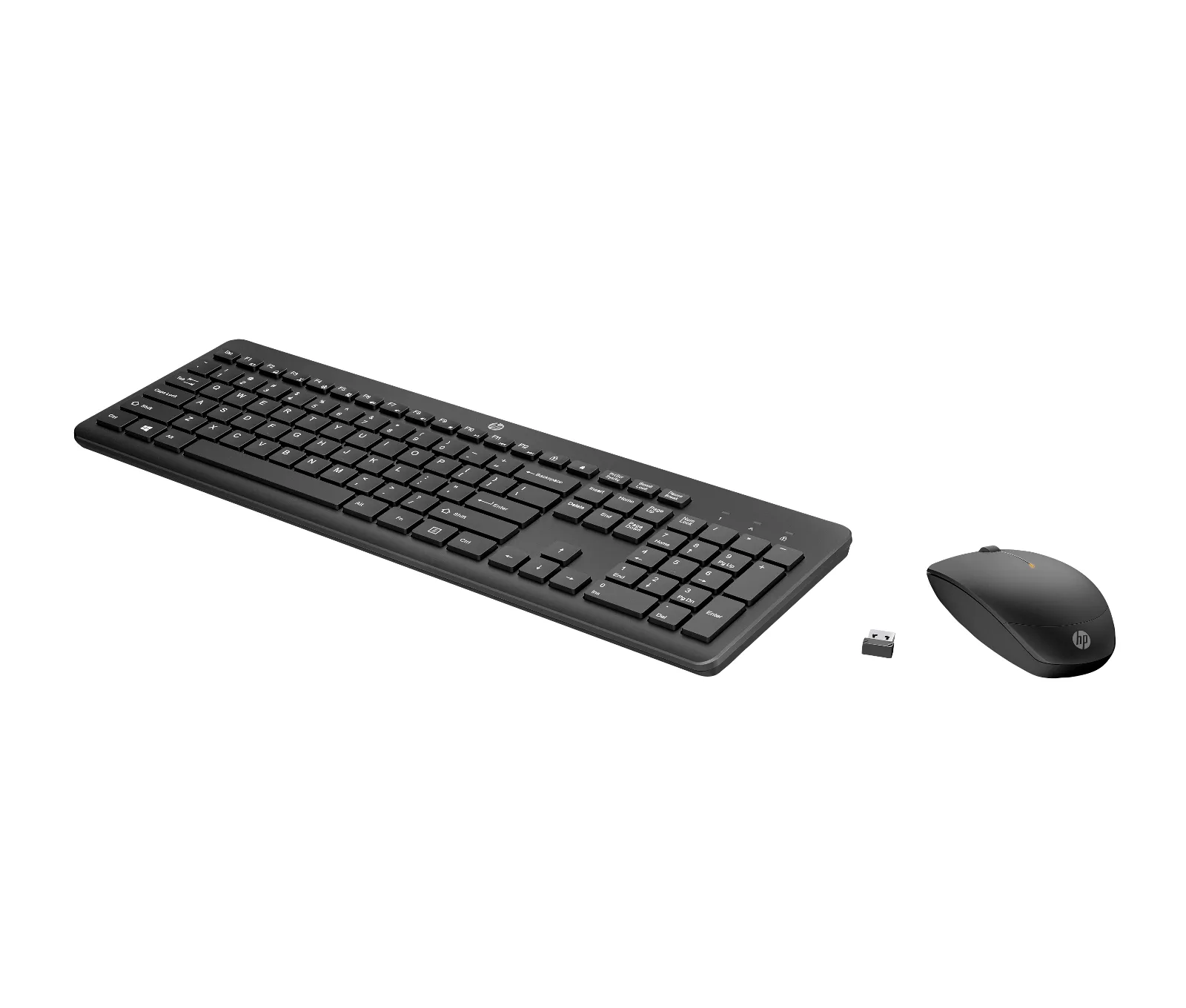 HP 235 Wireless Mouse and Keyboard Combo, left side view