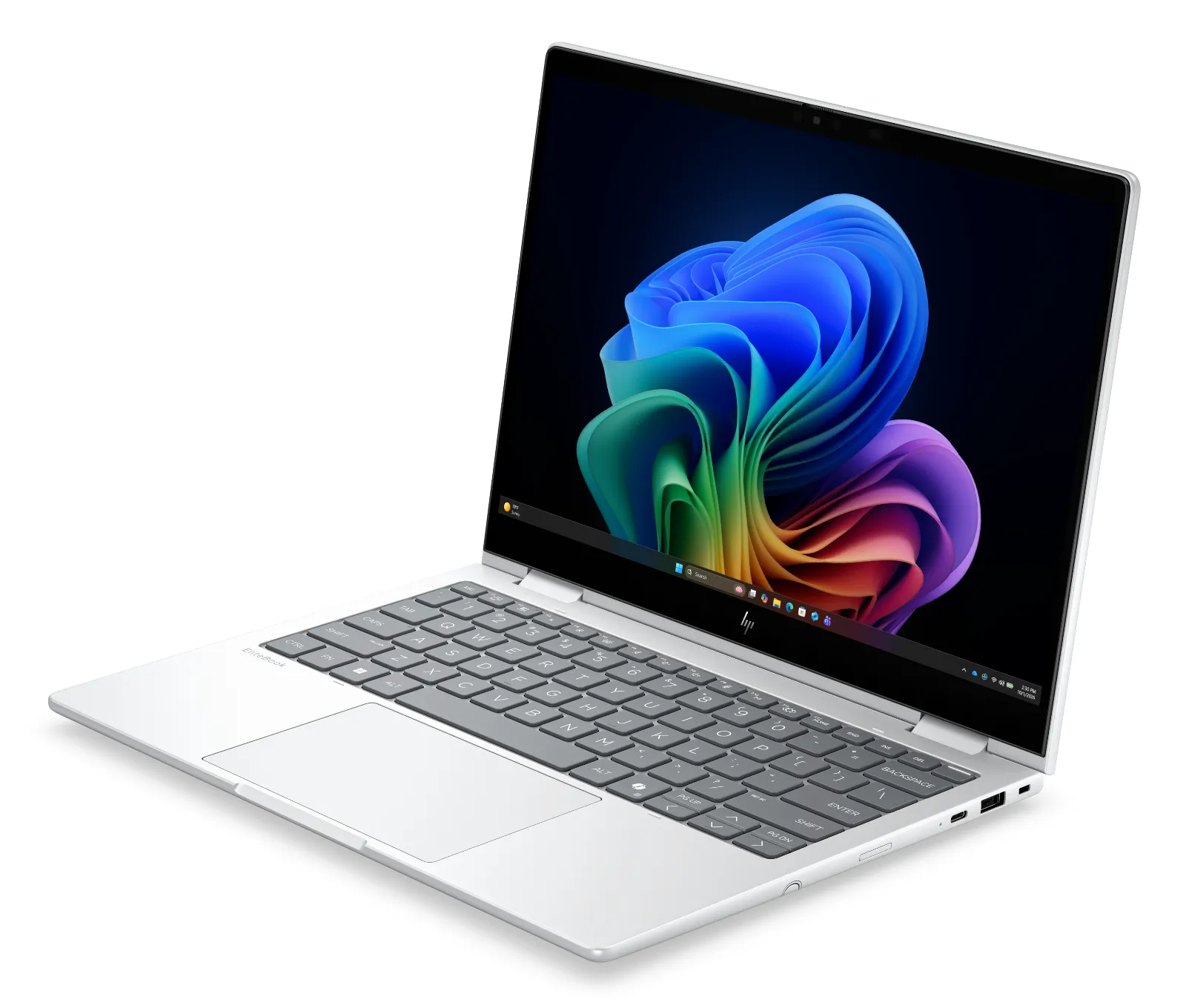 HP EliteBook 8 Flip G2i 13 inch Notebook Next Gen AI PC, left side view