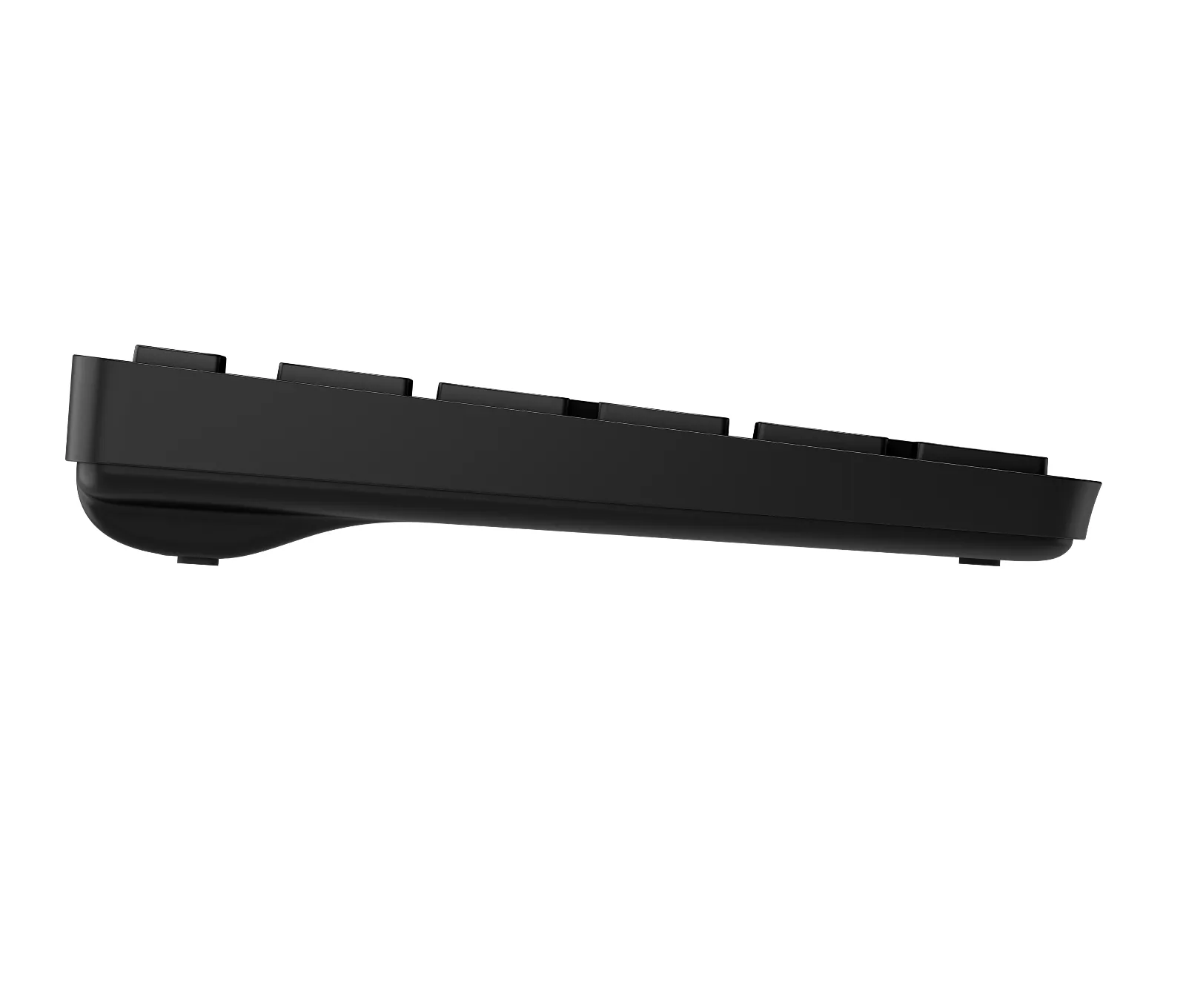 HP 495K Multi-Device Dual-Mode Keyboard, right side view