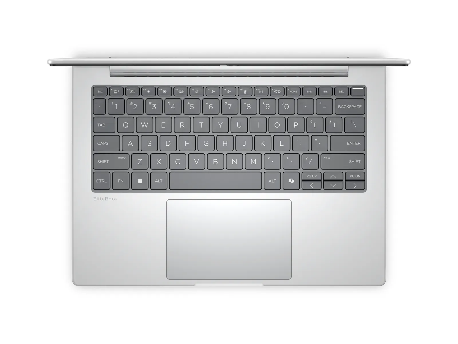 HP EliteBook 8 G1i 14 inch Notebook AI PC, top view