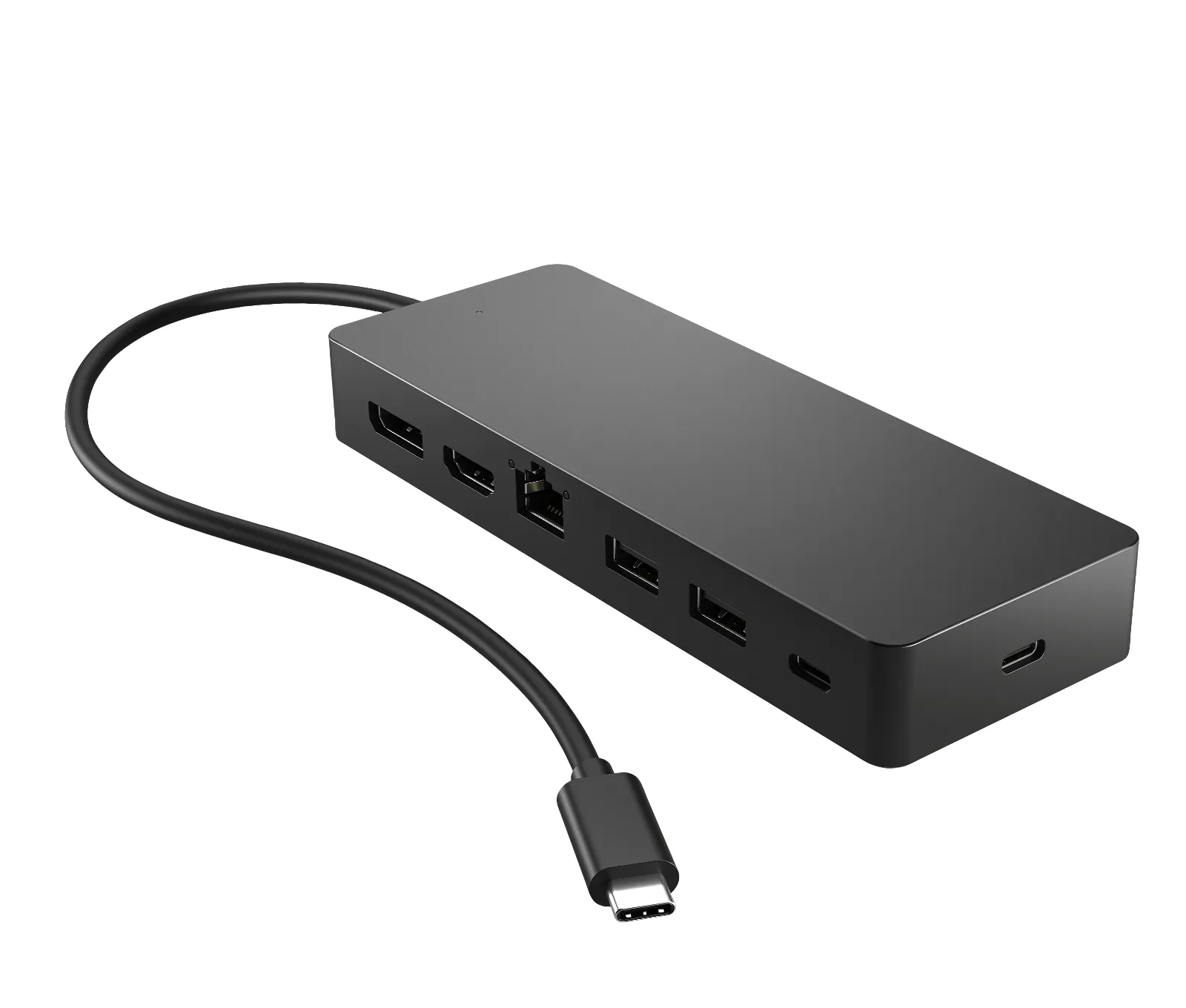 HP Universal USB-C Multiport Hub, right side view