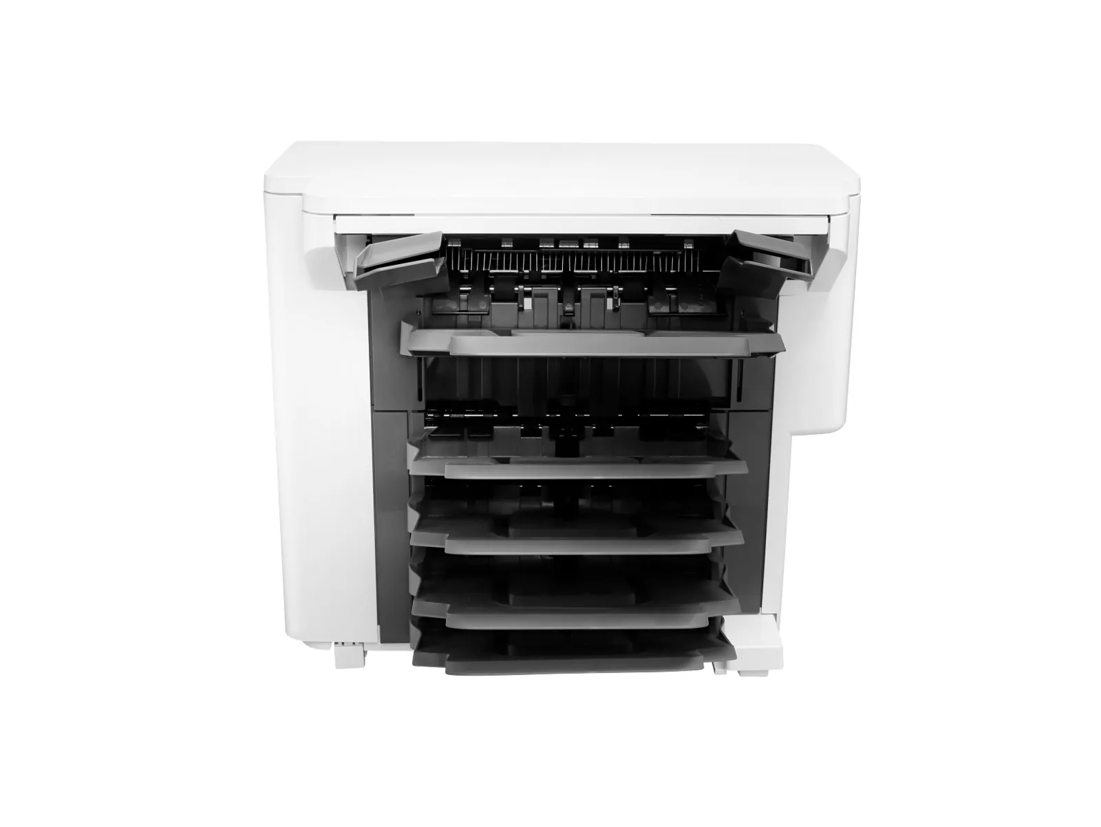 HP LaserJet Stapler/Stacker/Mailbox, front view