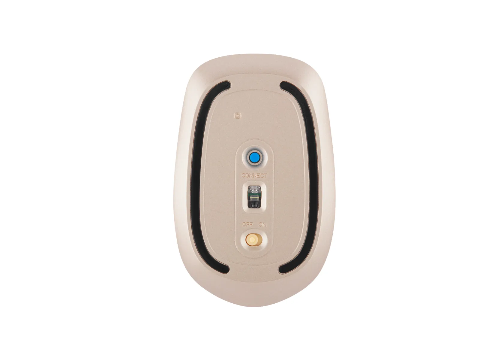 HP 410 Slim Silver Bluetooth Mouse, rear view