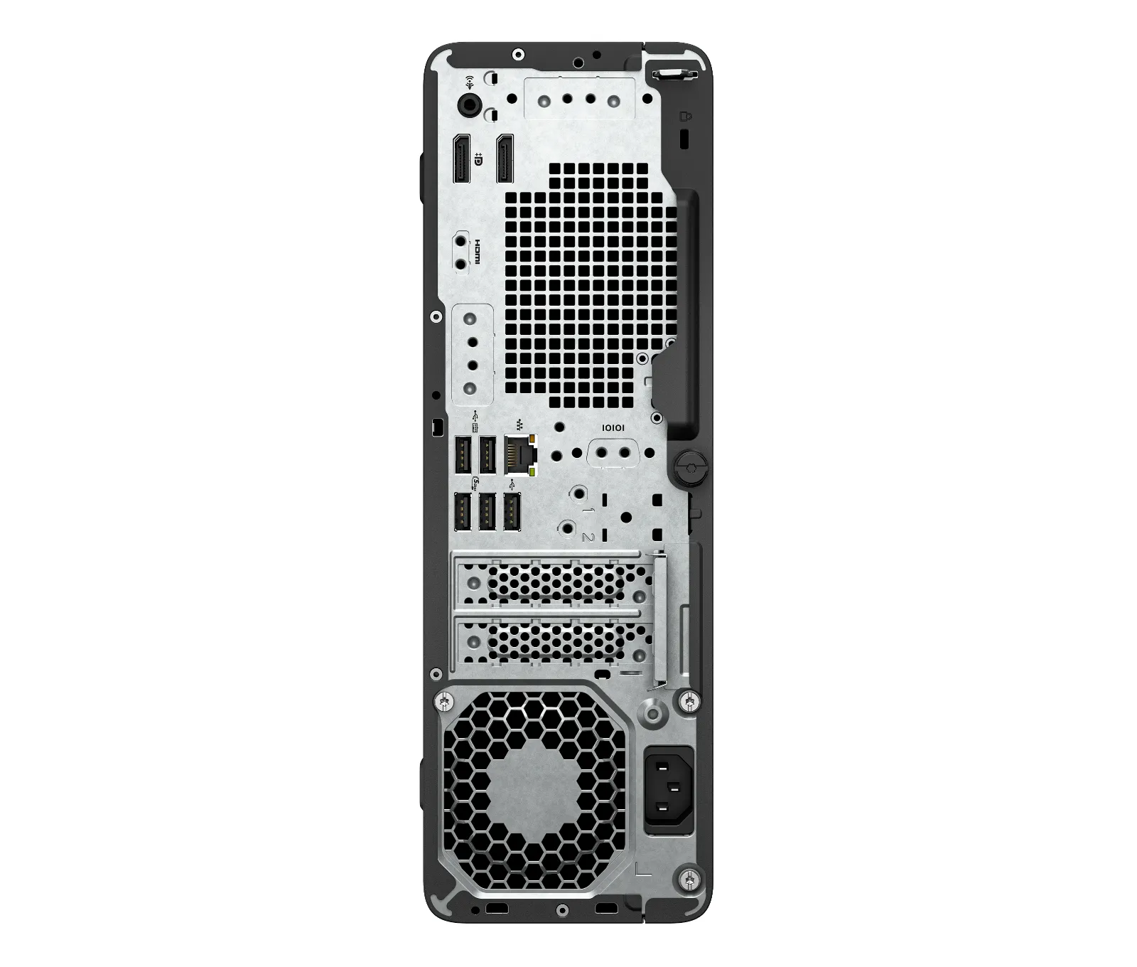 HP Z2 SFF G1i Workstation Desktop PC, rear view