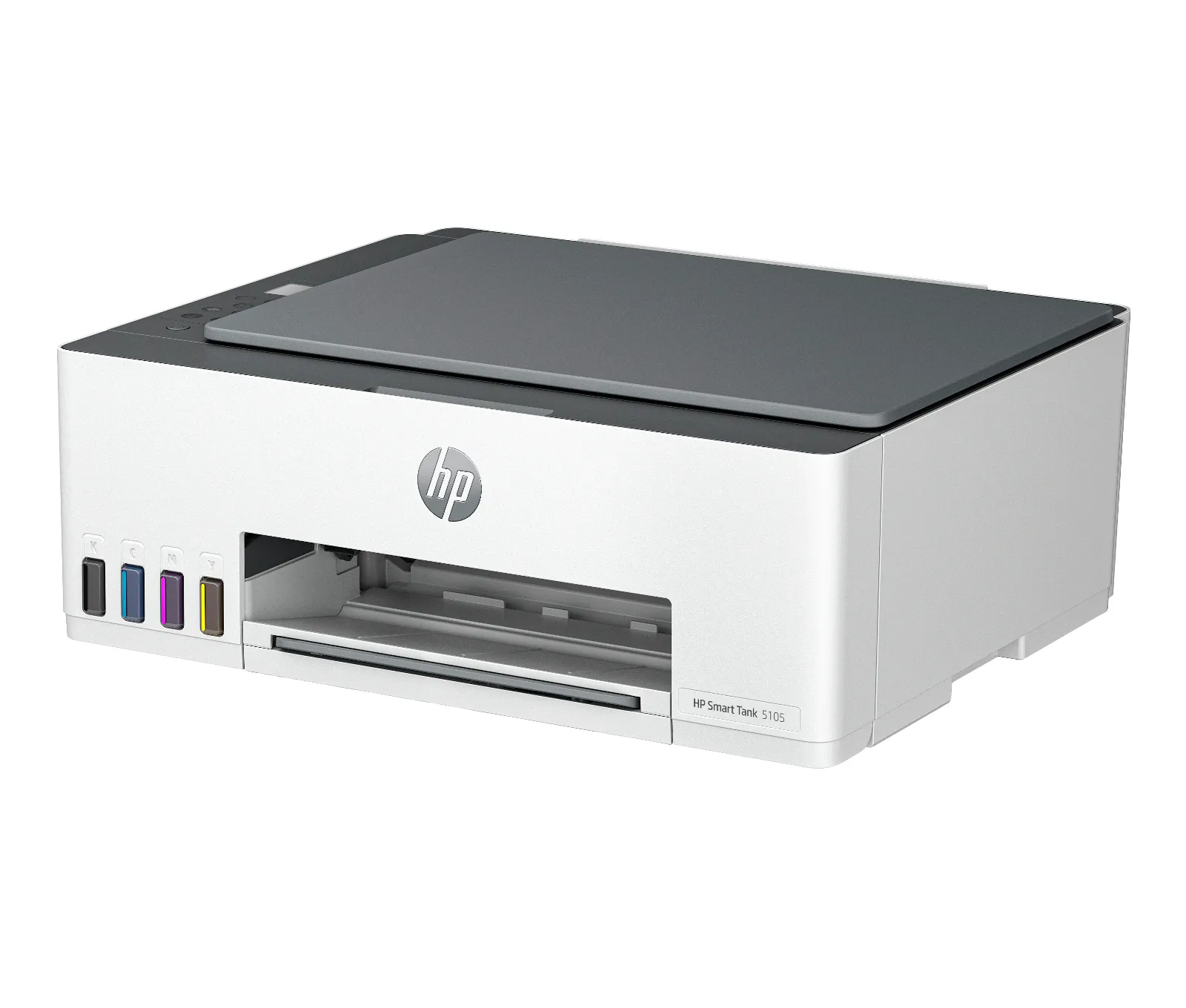 HP Smart Tank 5105 All-in-One Printer, left side view