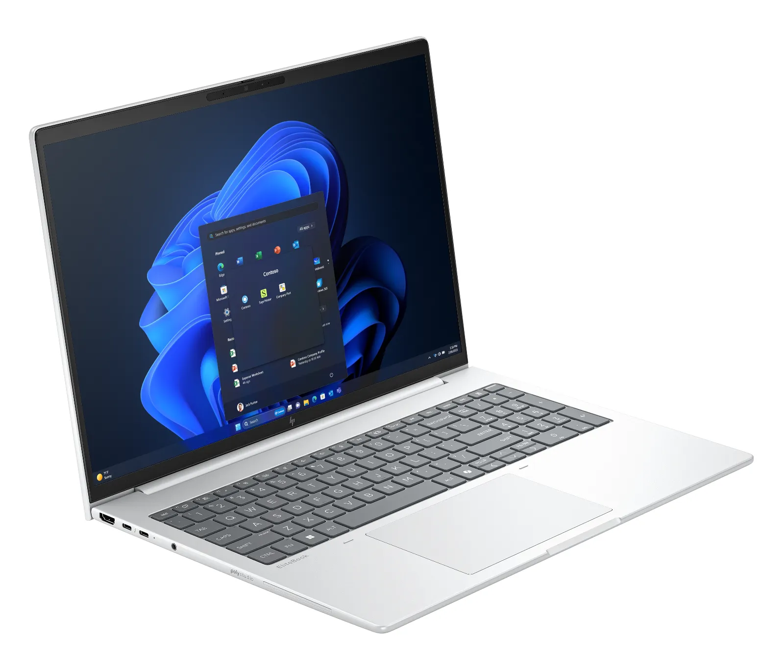 HP EliteBook 8 G1i 16 inch Notebook AI PC, right side view