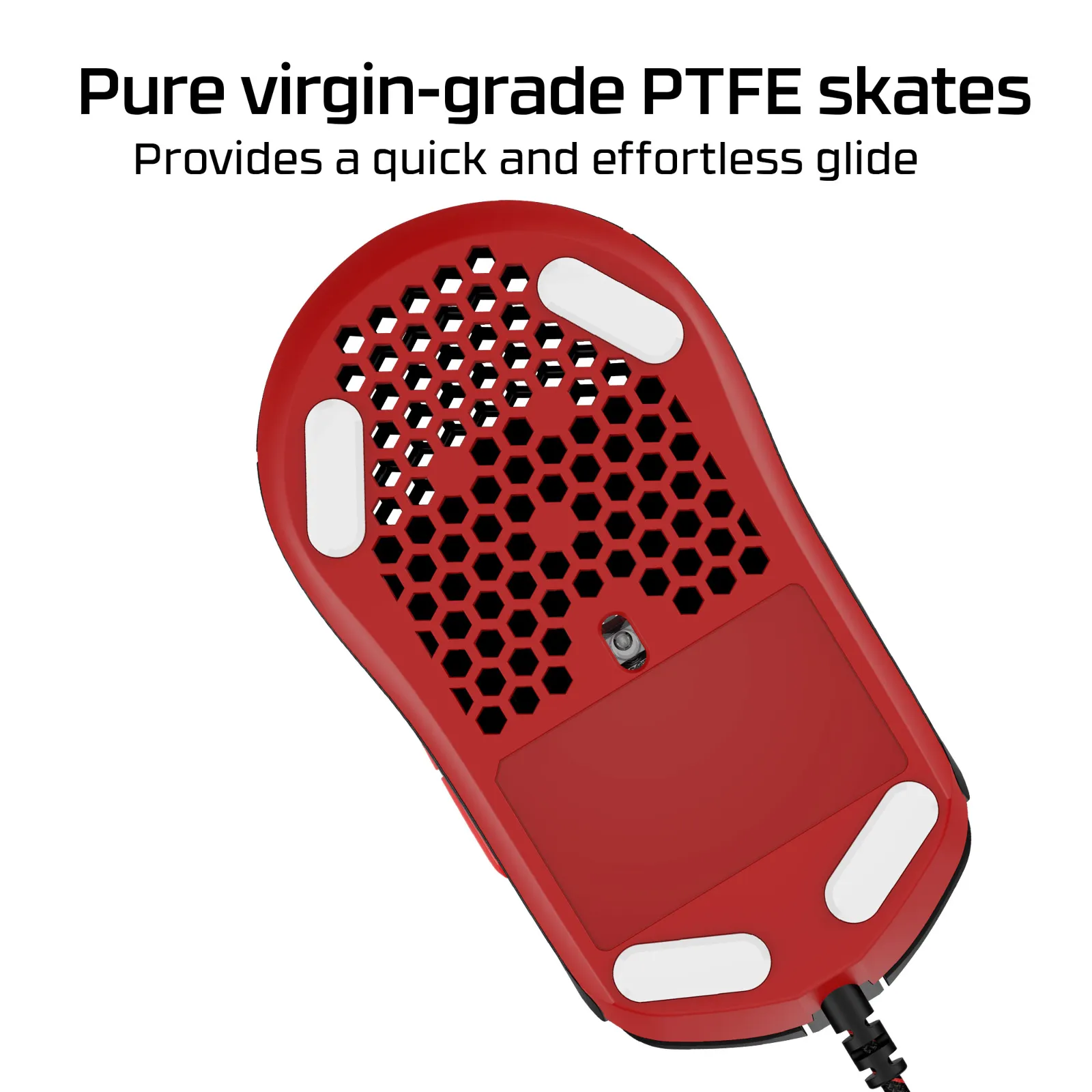 HyperX Pulsefire Haste - Gaming (Black-Red) (HMSH1-A-RD/G) mouse
