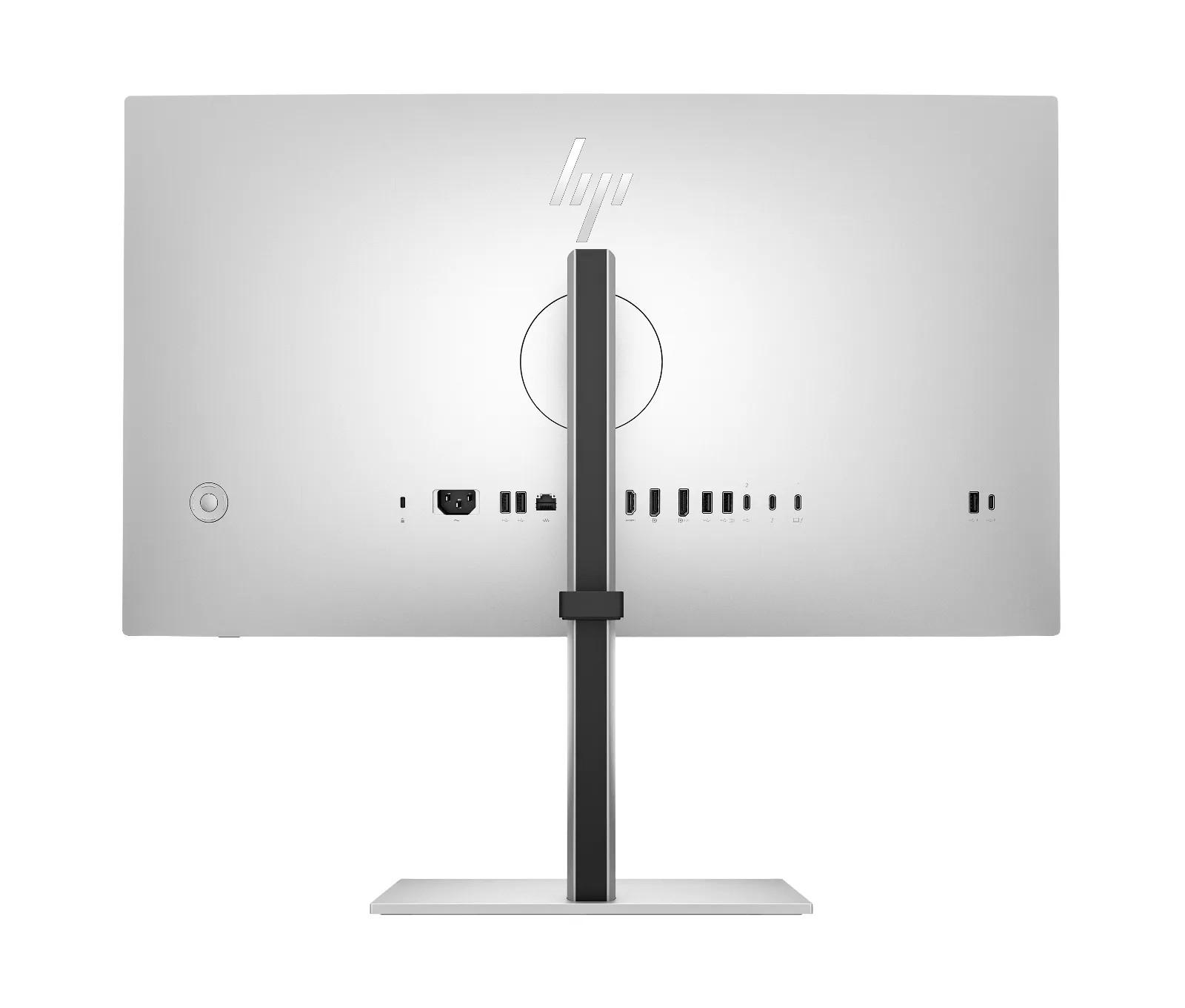 HP Series 7 Pro 27 inch 4K Thunderbolt 4 Monitor - 727pk, rear view