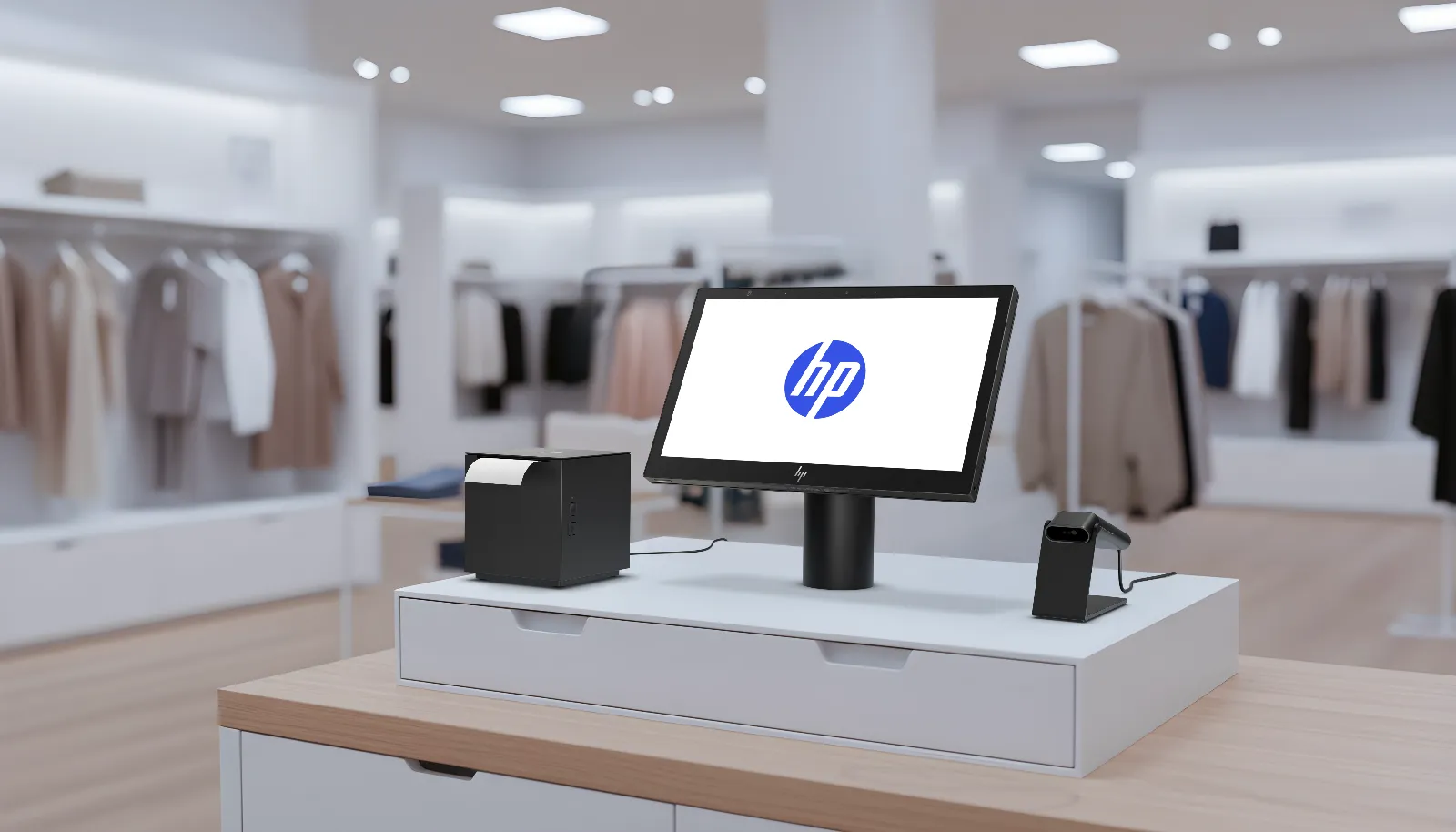 HP Engage One G2 AiO System, in use
