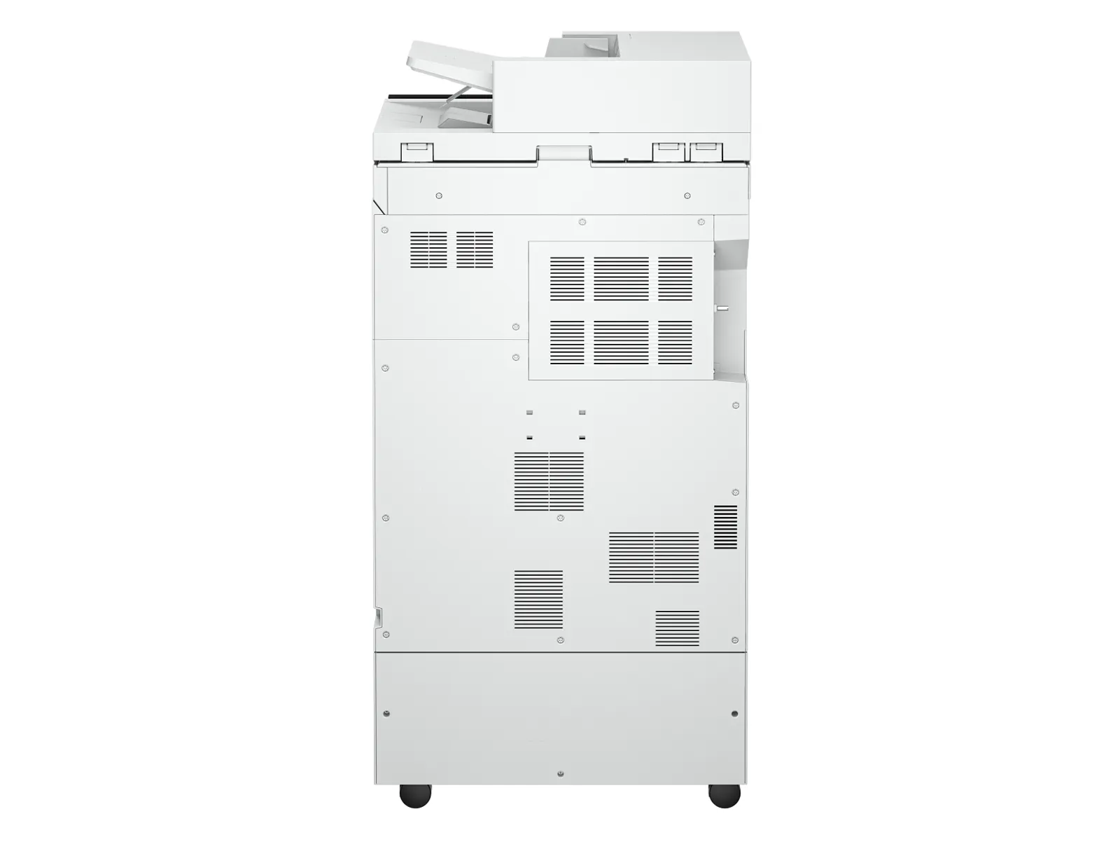 HP Color LaserJet Enterprise MFP 8801dn, rear view