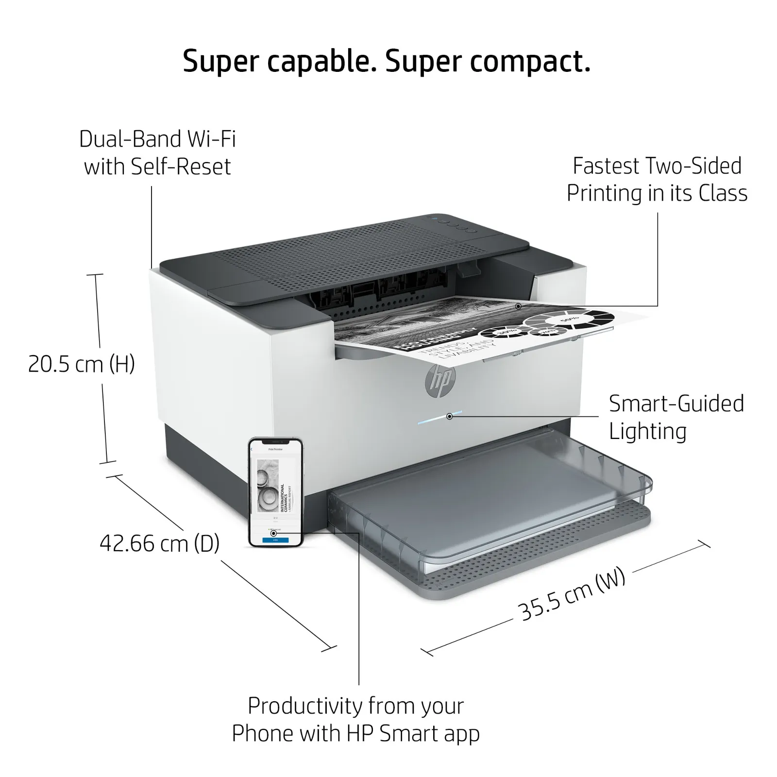 HP LaserJet M209dw Printer
