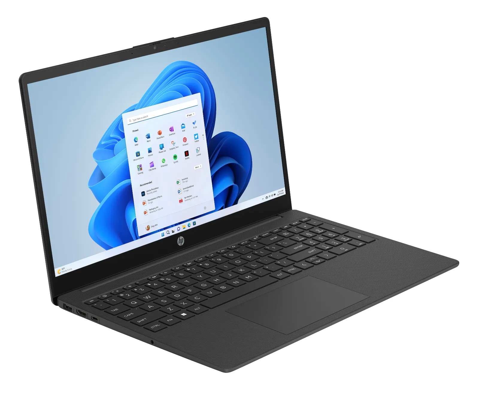 HP Laptop 15-fd0758TU, right side view
