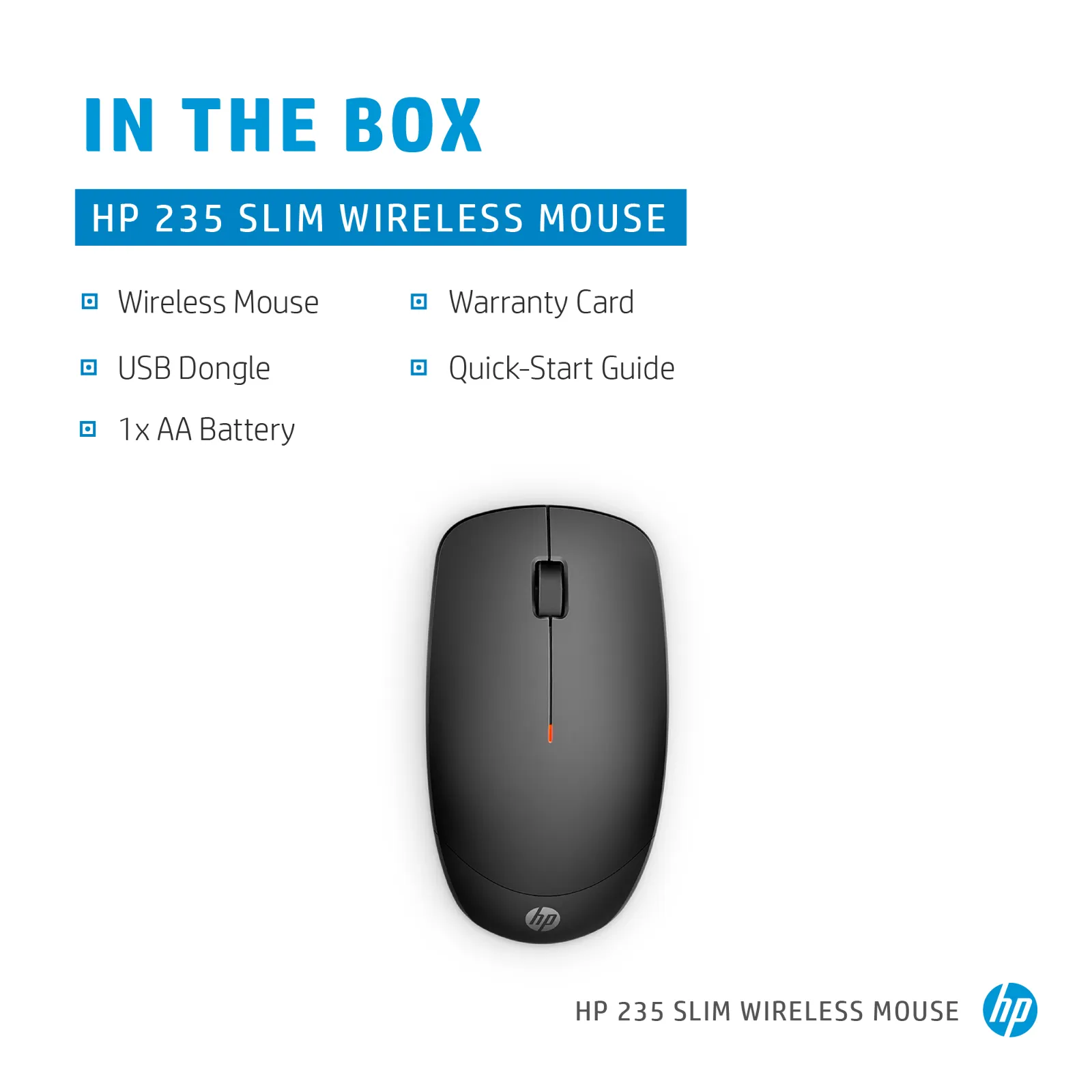 HP 235 Slim Wireless mouse