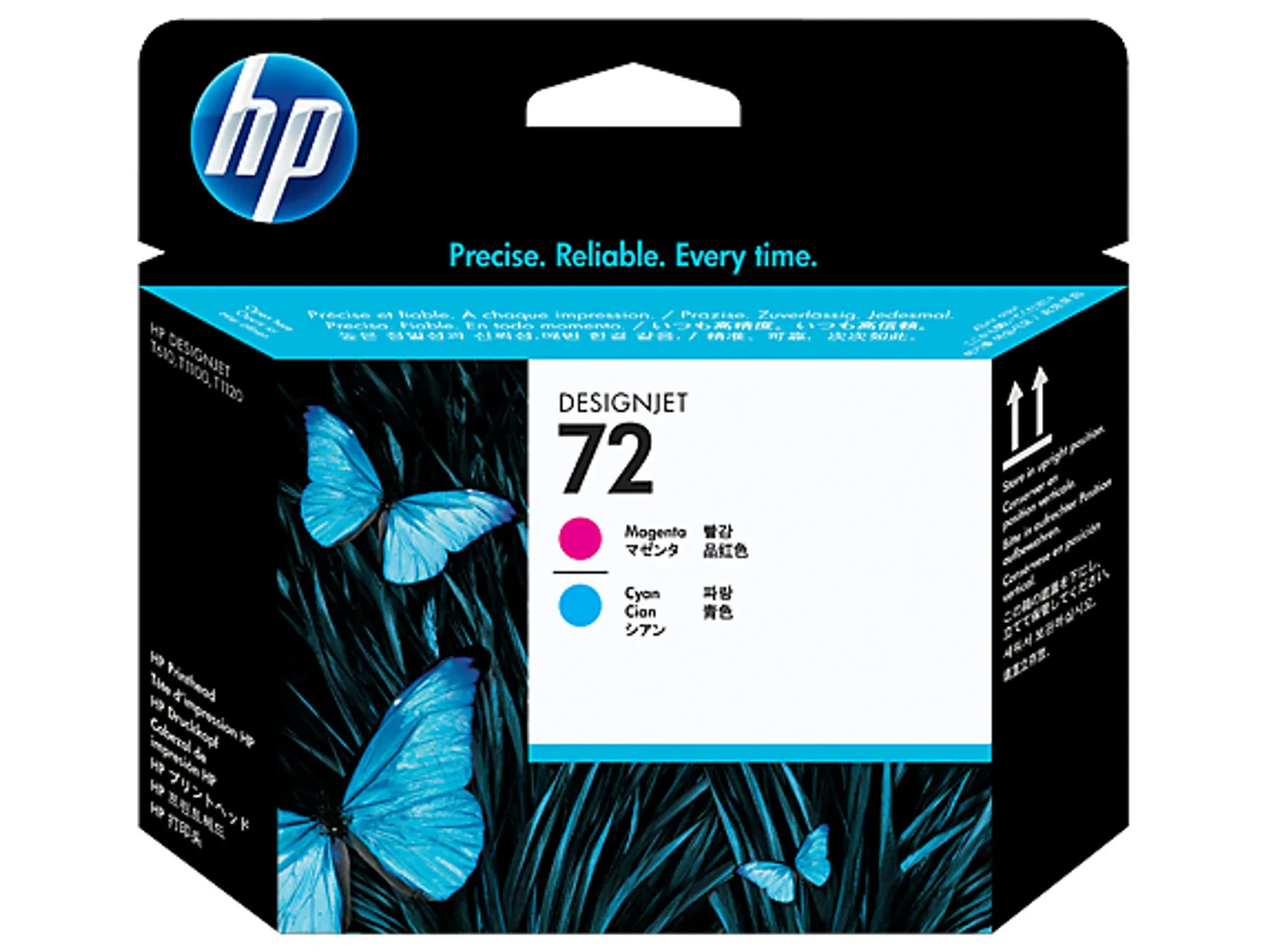 HP 72 Magenta and Cyan DesignJet Printhead print head