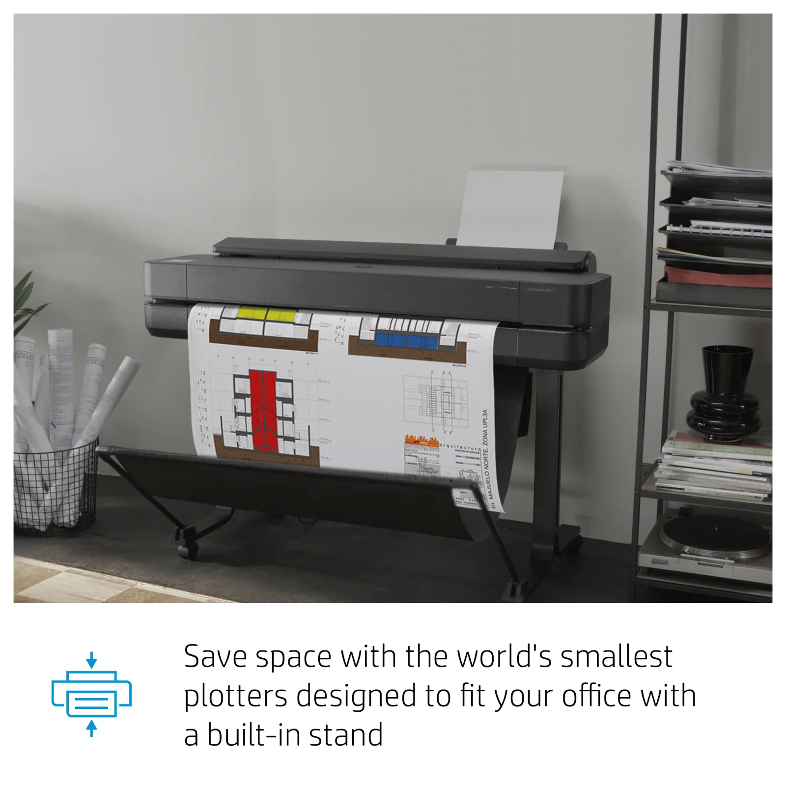 HP Designjet T650 24-in Printer large format printer