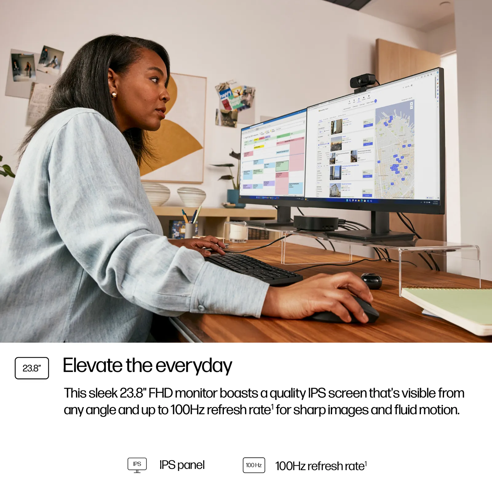 HP Series 3 Pro 23.8 inch FHD Monitor - 324pf computer monitor