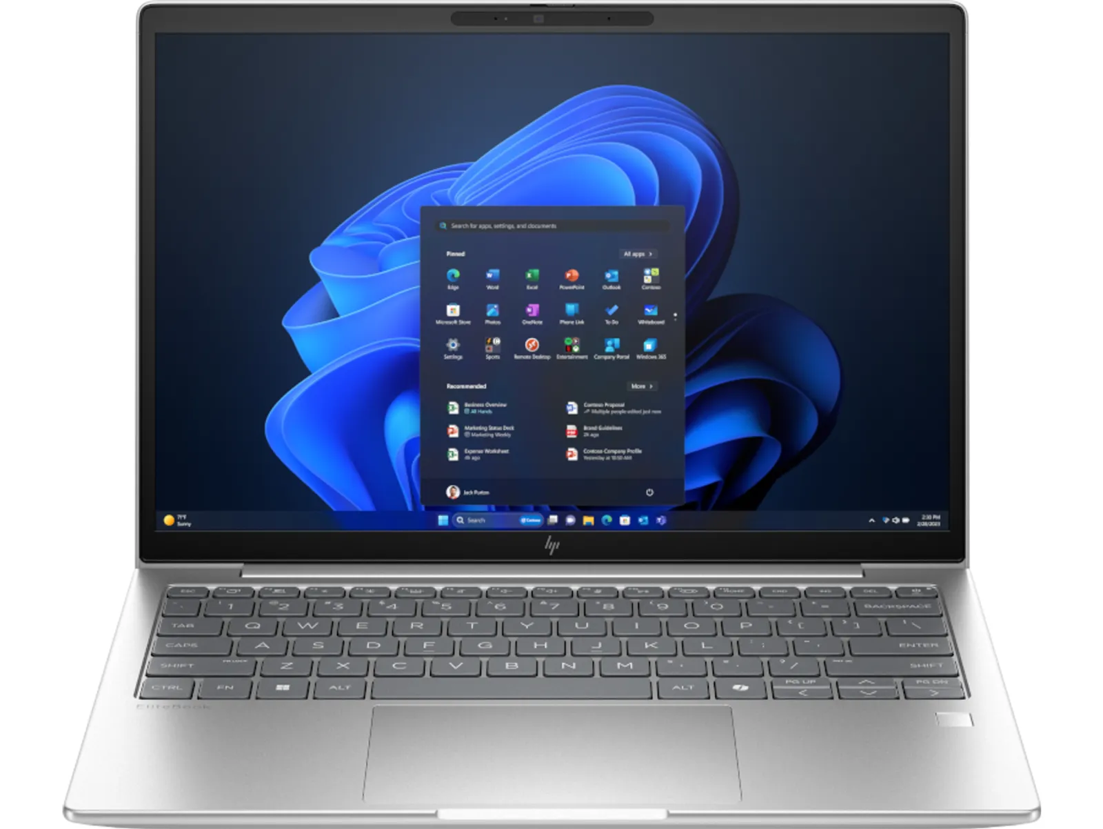 HP EliteBook 6 G1i 13 inch Notebook AI PC, front view