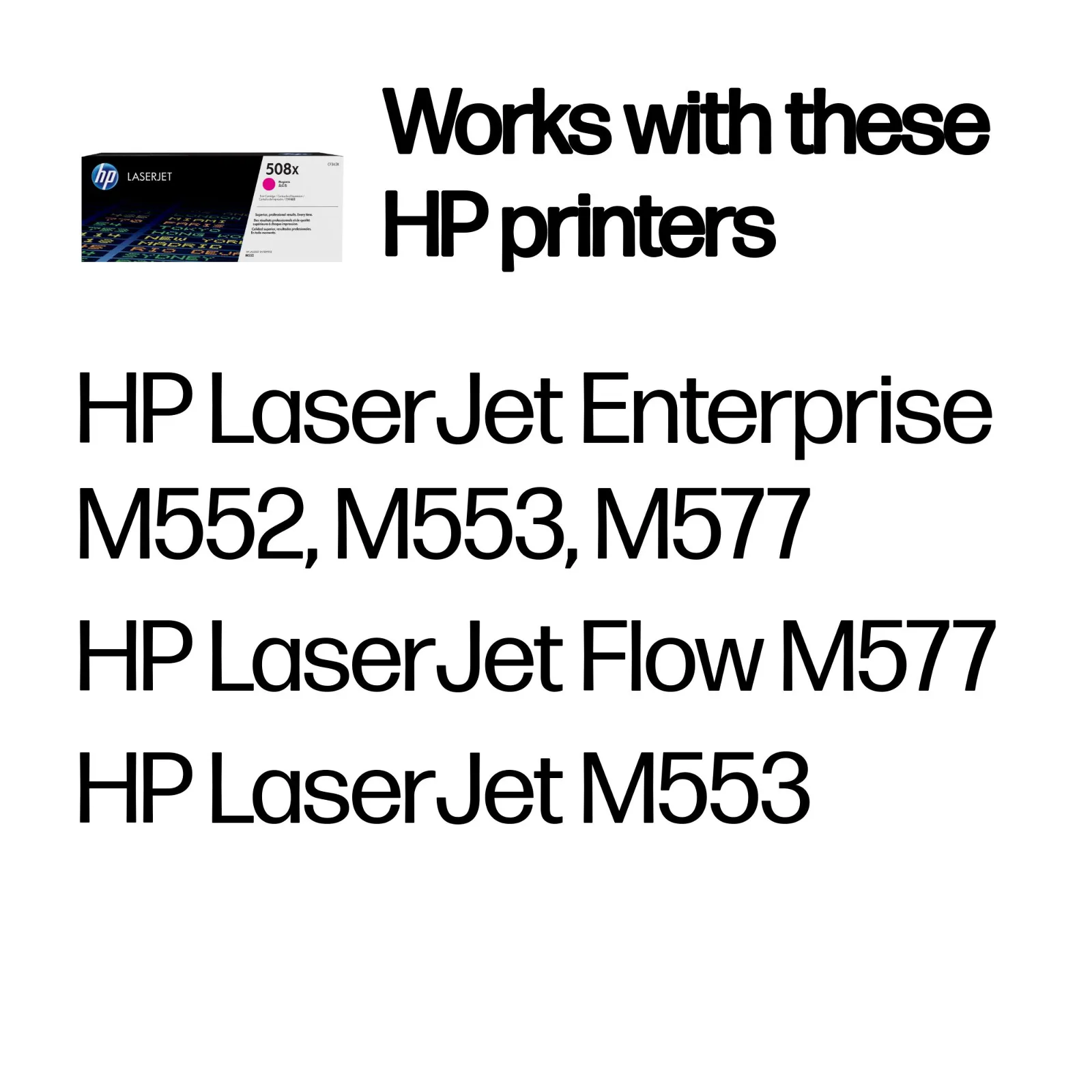 HP 508X High Yield Magenta Original LaserJet toner cartridge